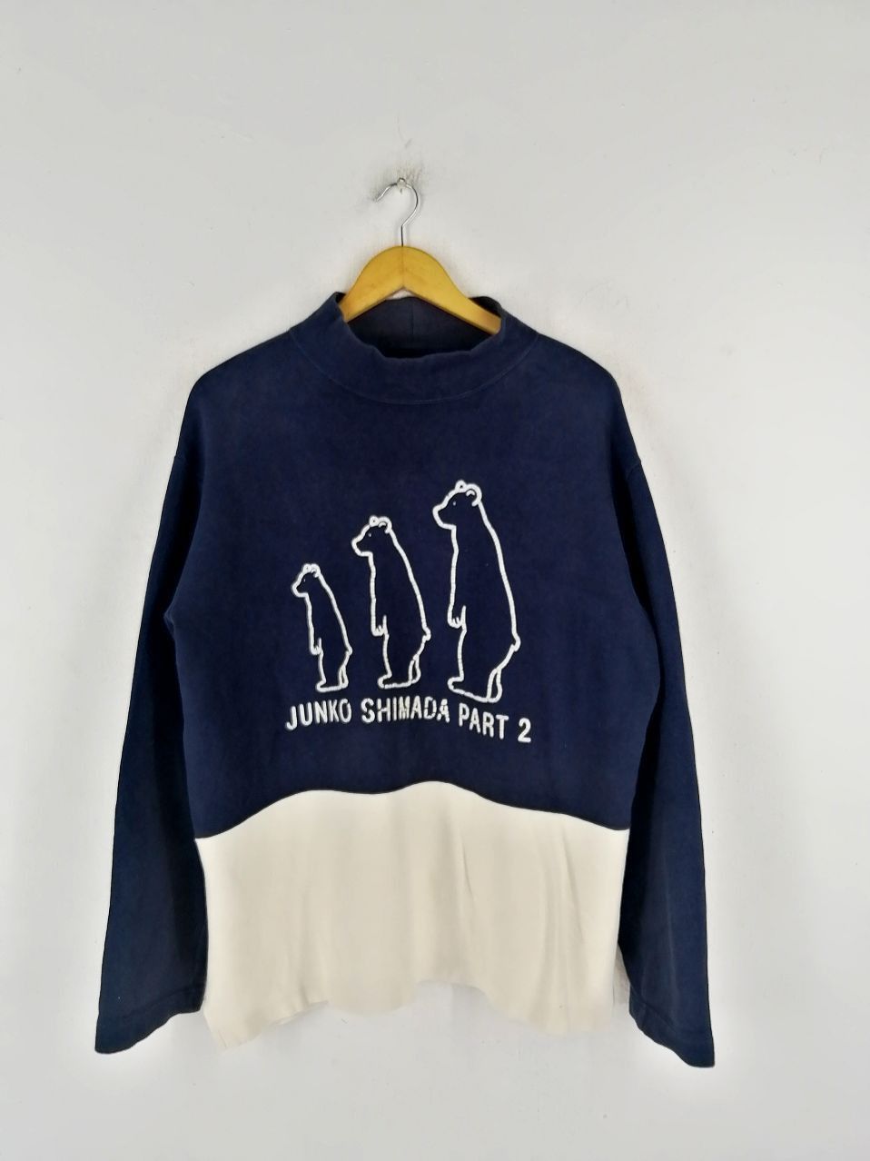 Japanese Brand × Junko Shimada × Vintage Junko Shimada Part II Turtleneck Sweatshirt Size US M / EU 48-50 / 2 - 1 Thumbnail