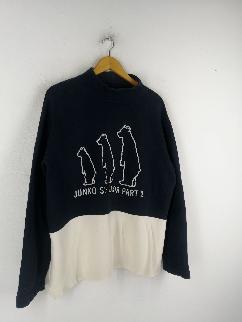 Japanese Brand × Junko Shimada × Vintage Junko Shimada Part II Turtleneck Sweatshirt Size US M / EU 48-50 / 2 - 2 Thumbnail