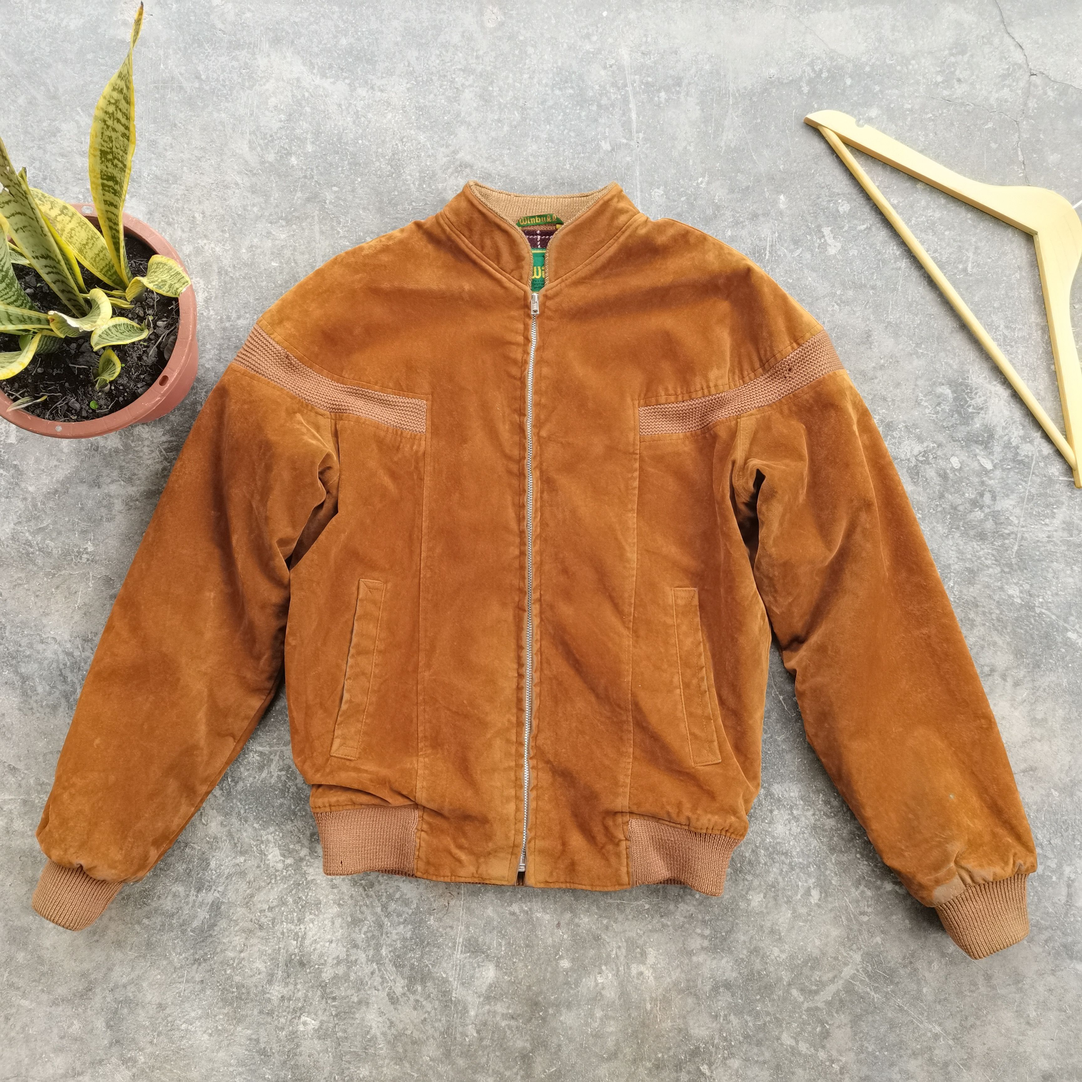 Japanese Brand × Velvet Vintage🔥WINBULL Velvet Bomber Style Jacket Size US L / EU 52-54 / 3 - 1 Thumbnail