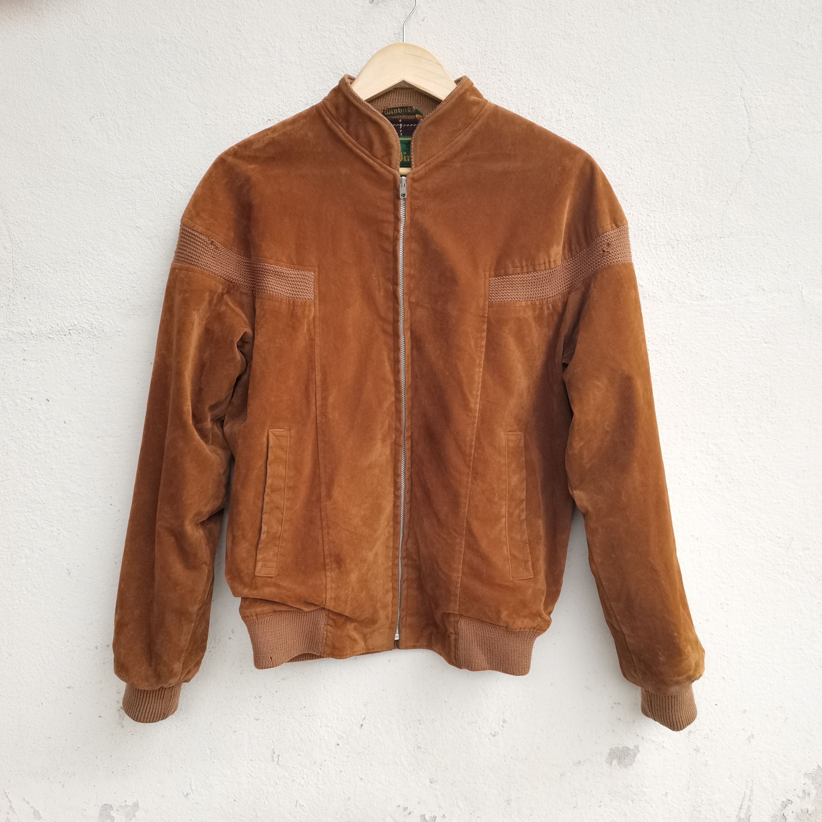 Japanese Brand × Velvet Vintage🔥WINBULL Velvet Bomber Style Jacket Size US L / EU 52-54 / 3 - 2 Thumbnail