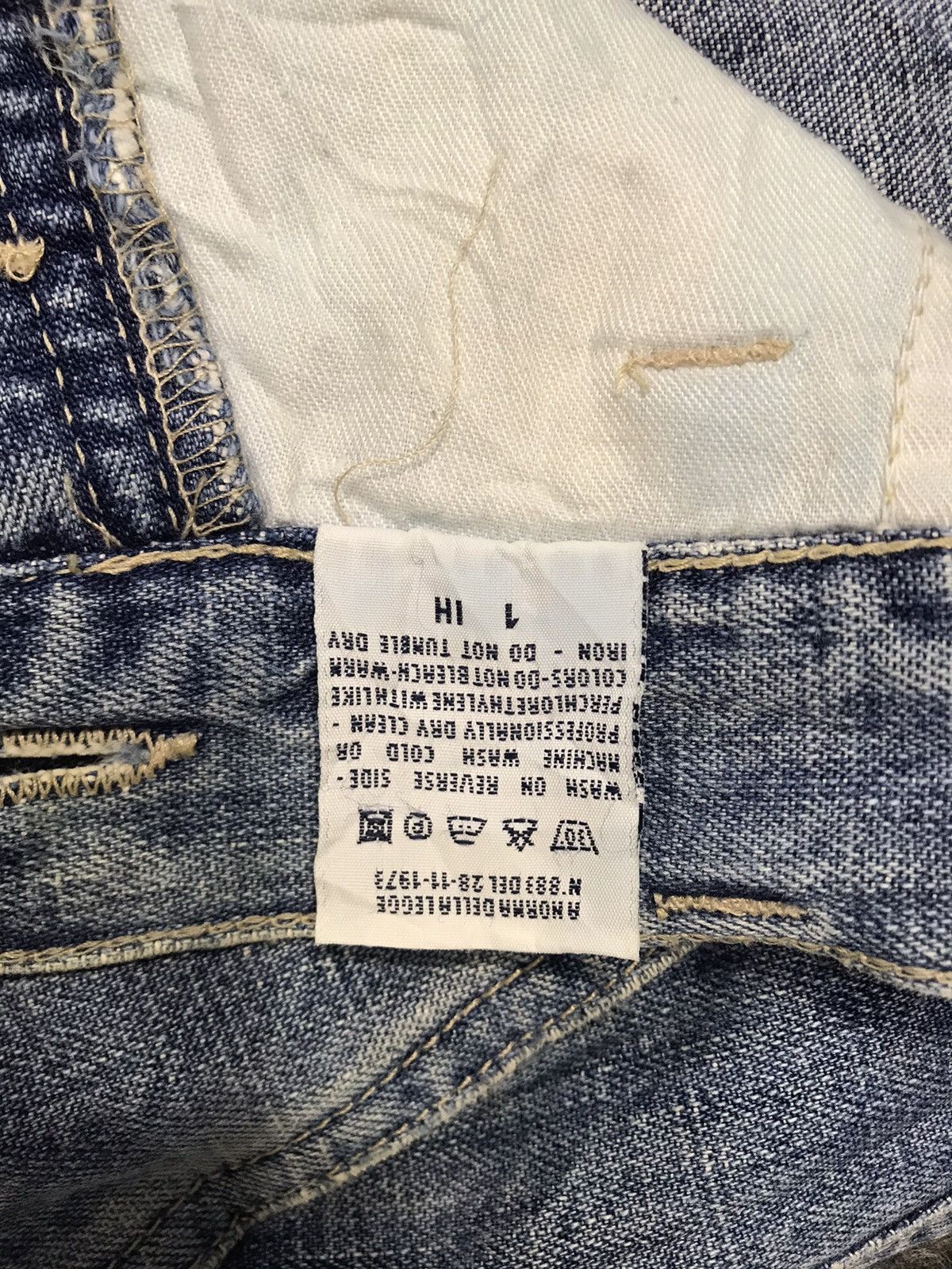 Versace Jeans Couture Versace Jeans Couture Ittierre Straight Cut Buttonfly Denim Size US 31 - 11 Thumbnail