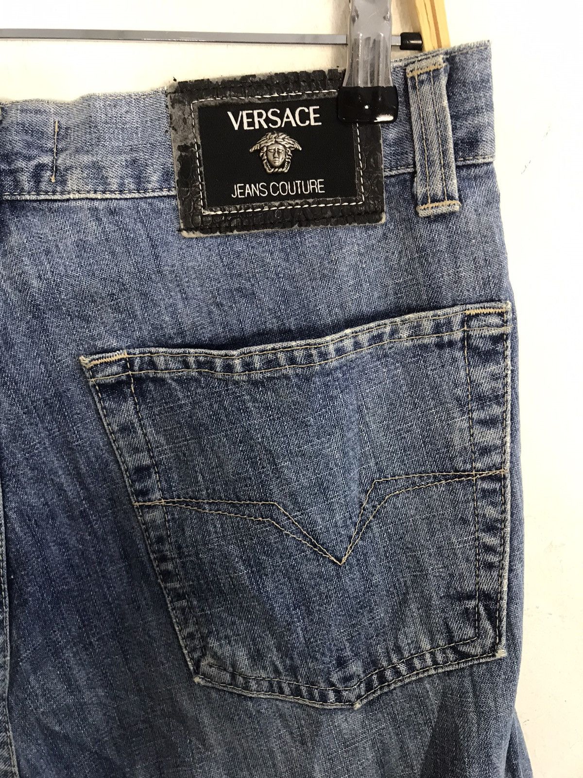 Versace Jeans Couture Versace Jeans Couture Ittierre Straight Cut Buttonfly Denim Size US 31 - 6 Thumbnail