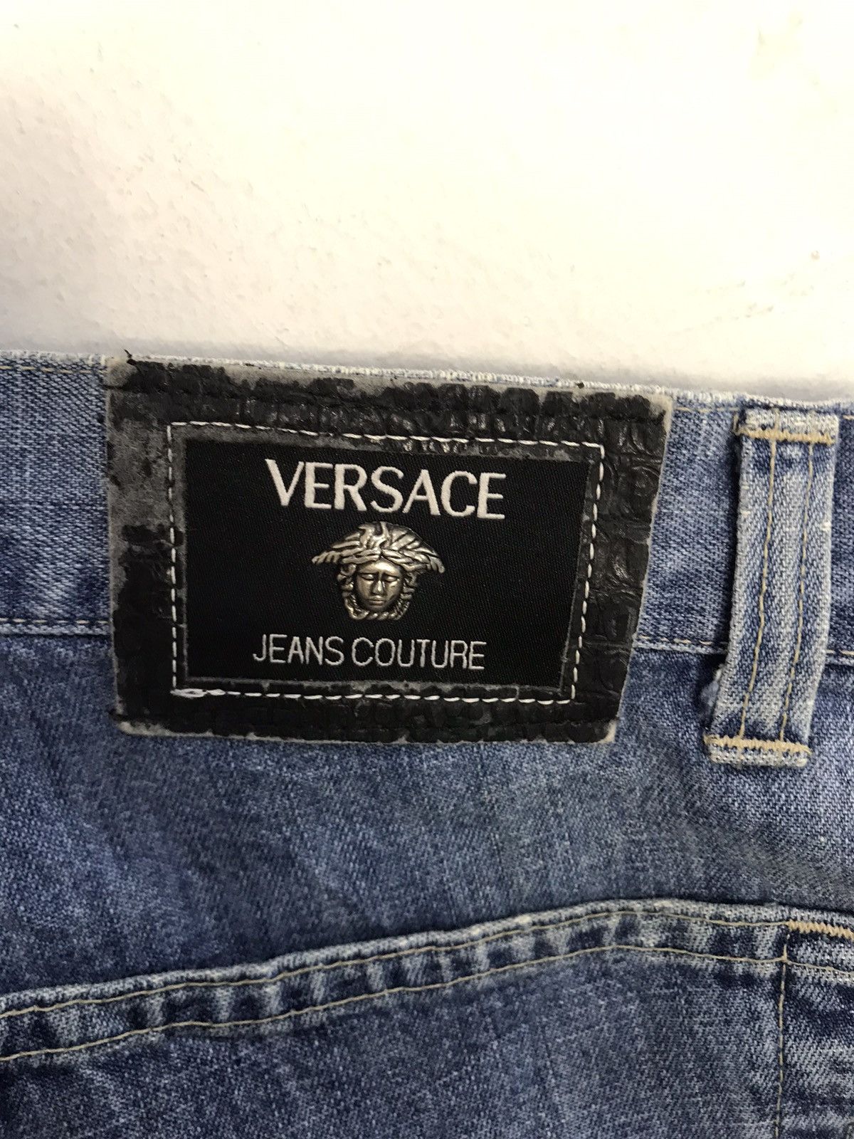 Versace Jeans Couture Versace Jeans Couture Ittierre Straight Cut Buttonfly Denim Size US 31 - 7 Thumbnail
