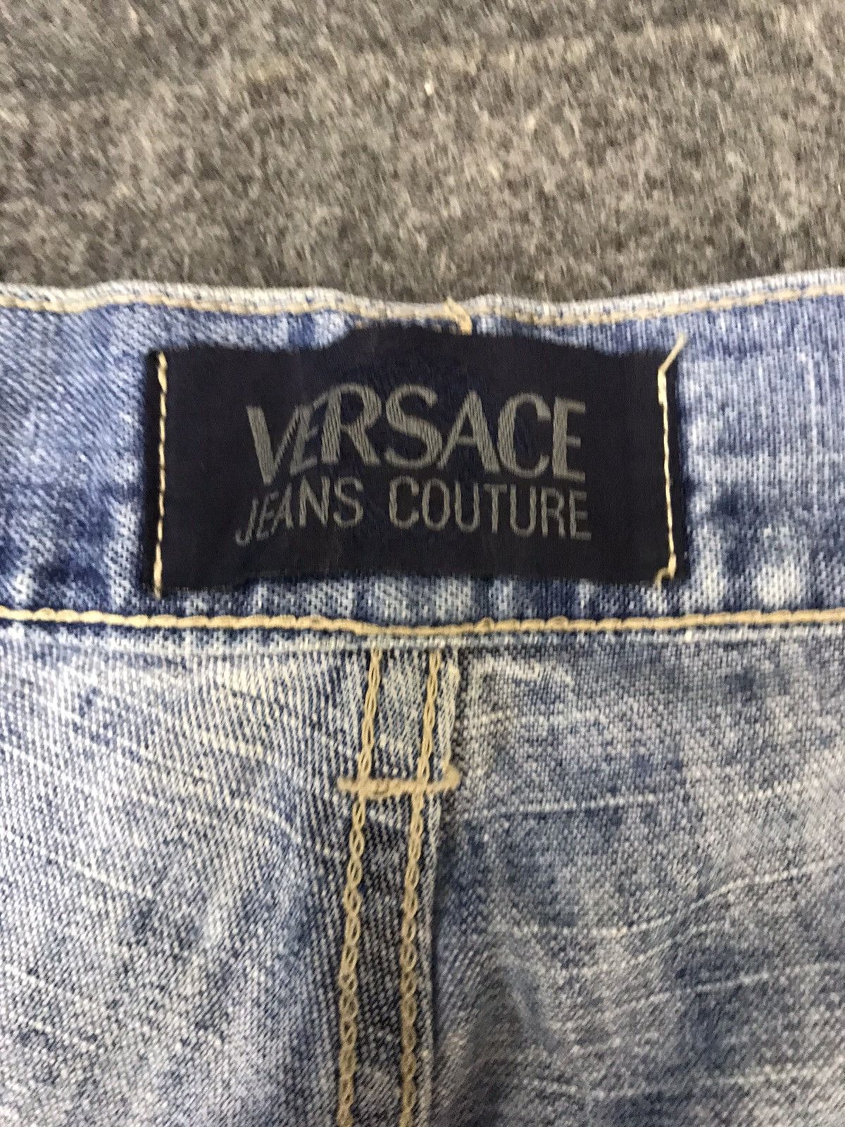 Versace Jeans Couture Versace Jeans Couture Ittierre Straight Cut Buttonfly Denim Size US 31 - 8 Thumbnail