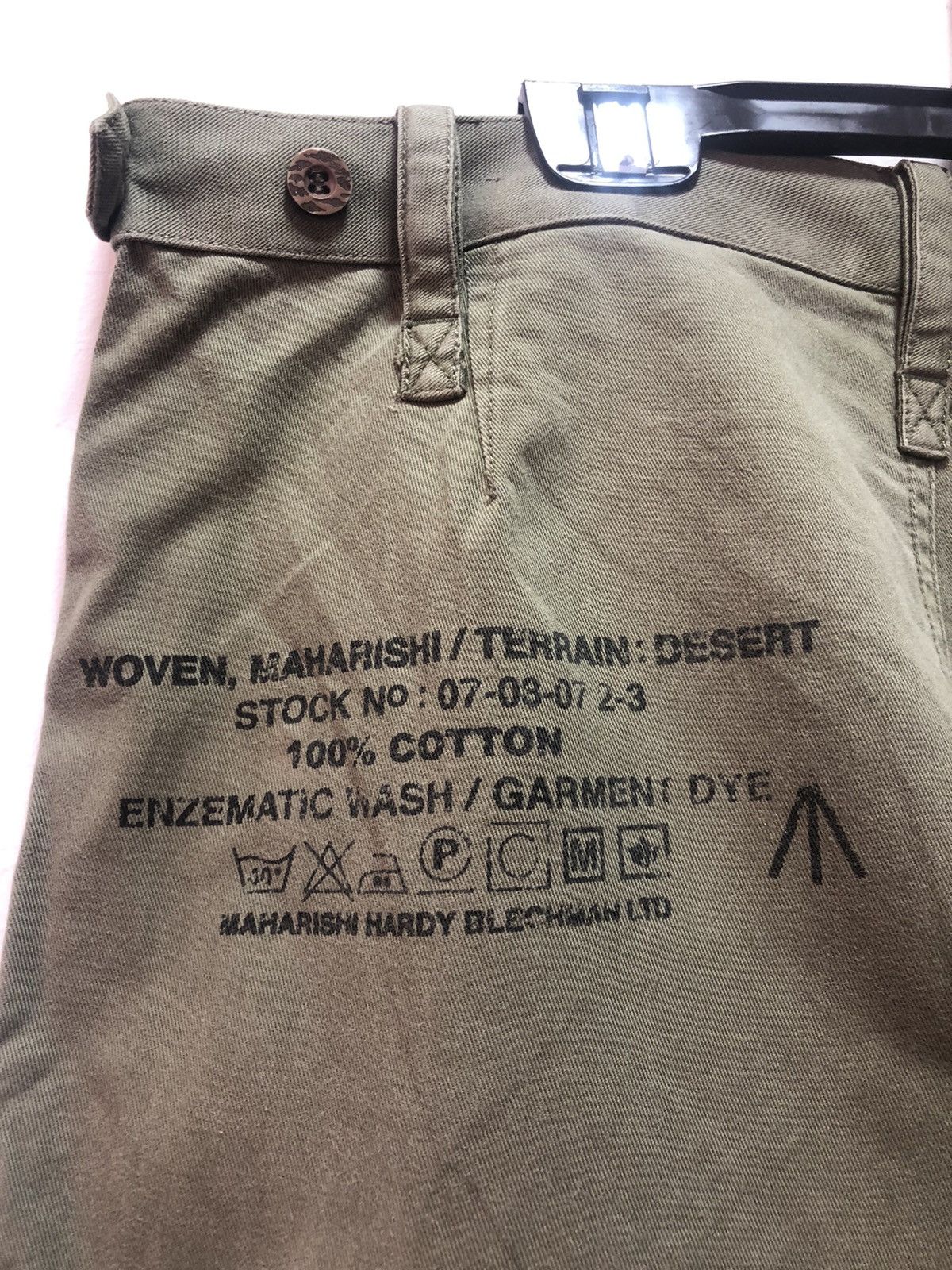 Maharishi Vintage MAHARISHI Pants Desert 2007 Woven Military Size US 33 - 7 Thumbnail