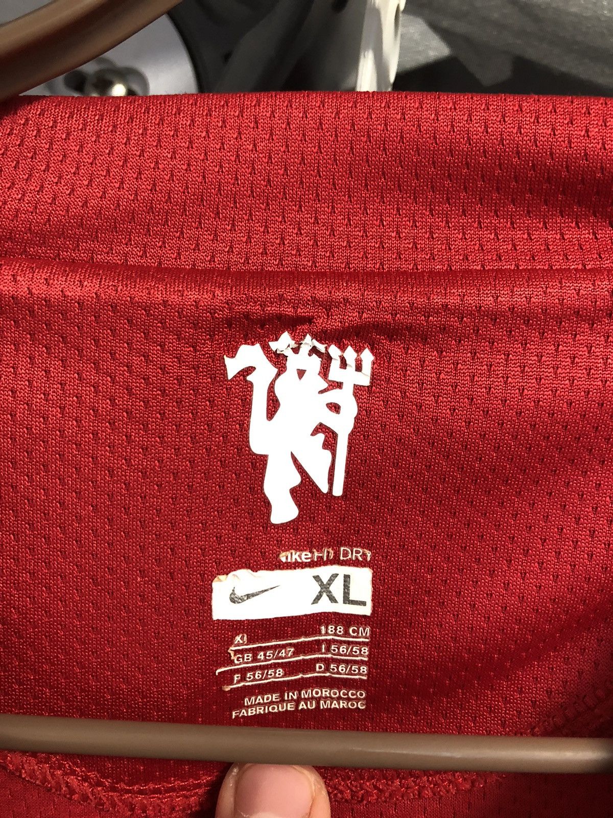 Nike Manchester united 2007/09 Football Shirt soccer jersey Nike Size US XL / EU 56 / 4 - 6 Thumbnail