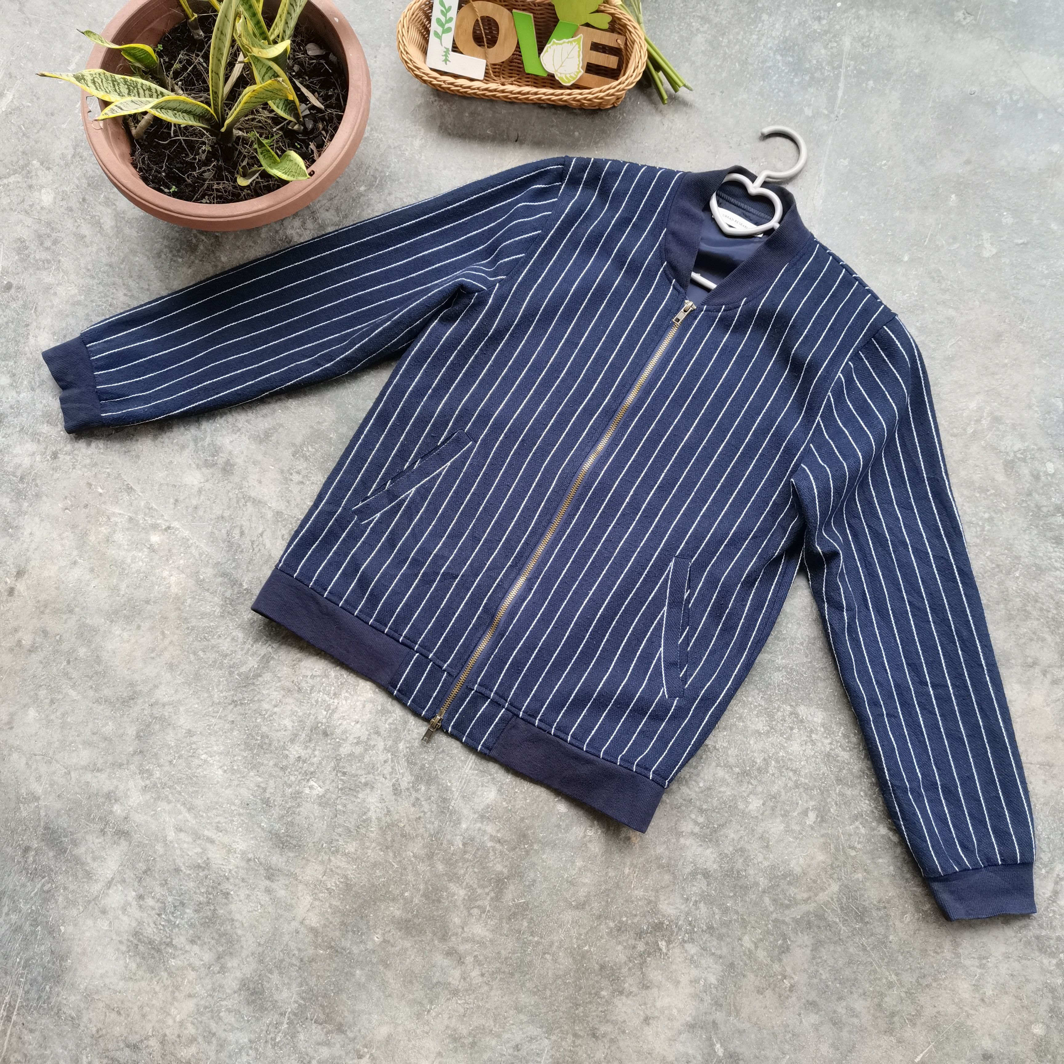 URBAN RESEARCH DOORS × Vintage 🔥Vintage🔥 URBAN RESEARCH Stripes Zipper Up Jacket Size US M / EU 48-50 / 2 - 1 Thumbnail