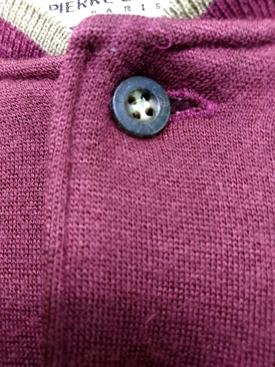 Pierre Balmain BUTTON UP SWEATSHIRT EMBOIDERED LOGO Size US L / EU 52-54 / 3 - 4 Thumbnail