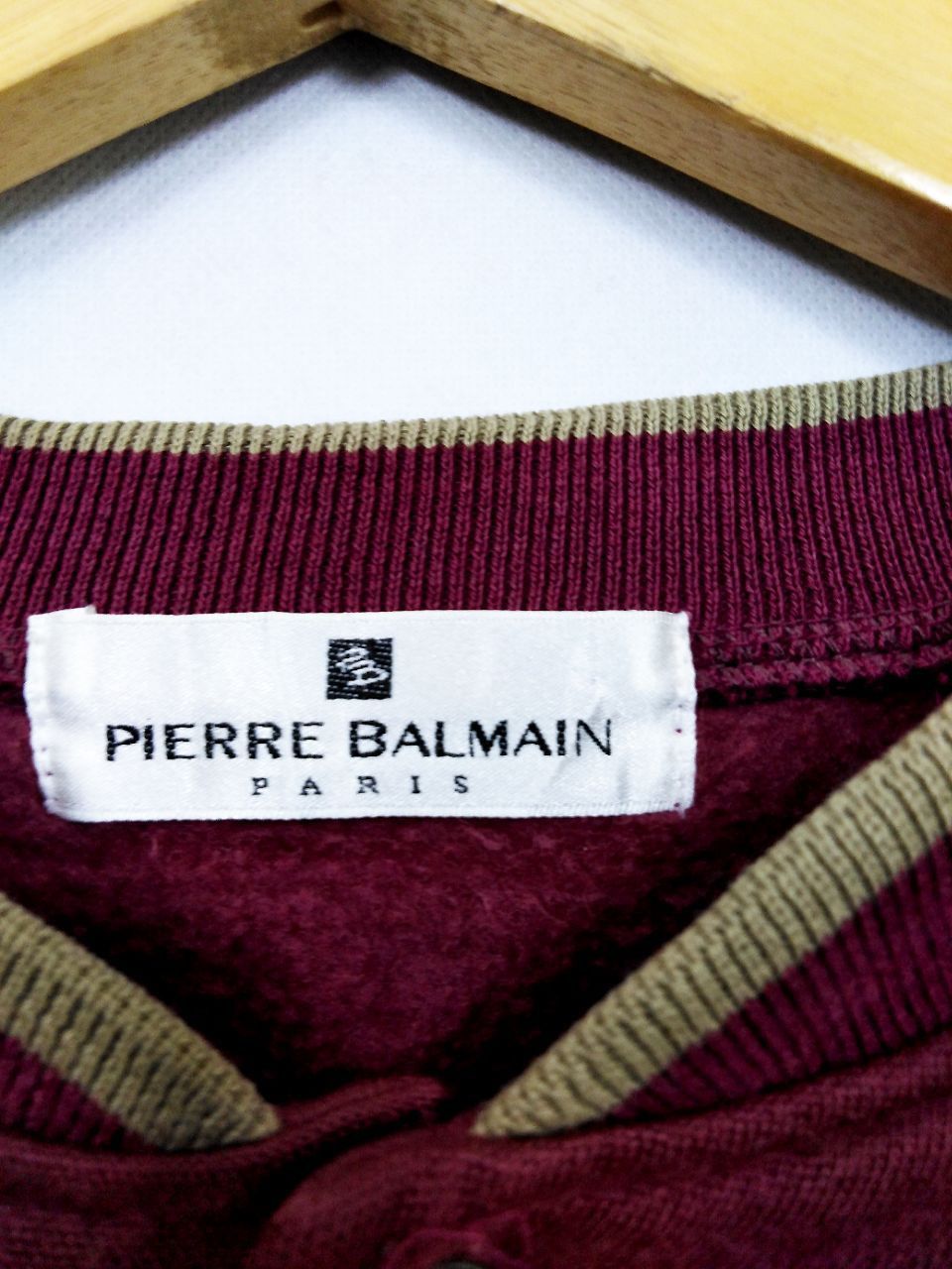 Pierre Balmain BUTTON UP SWEATSHIRT EMBOIDERED LOGO Size US L / EU 52-54 / 3 - 3 Thumbnail