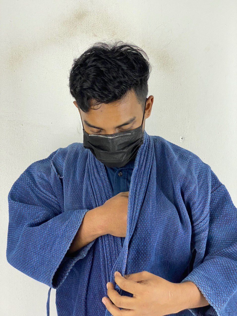 Indigo Vintage Indigo Noragi Jem Albert Morris Kimonos Size US M / EU 48-50 / 2 - 3 Thumbnail