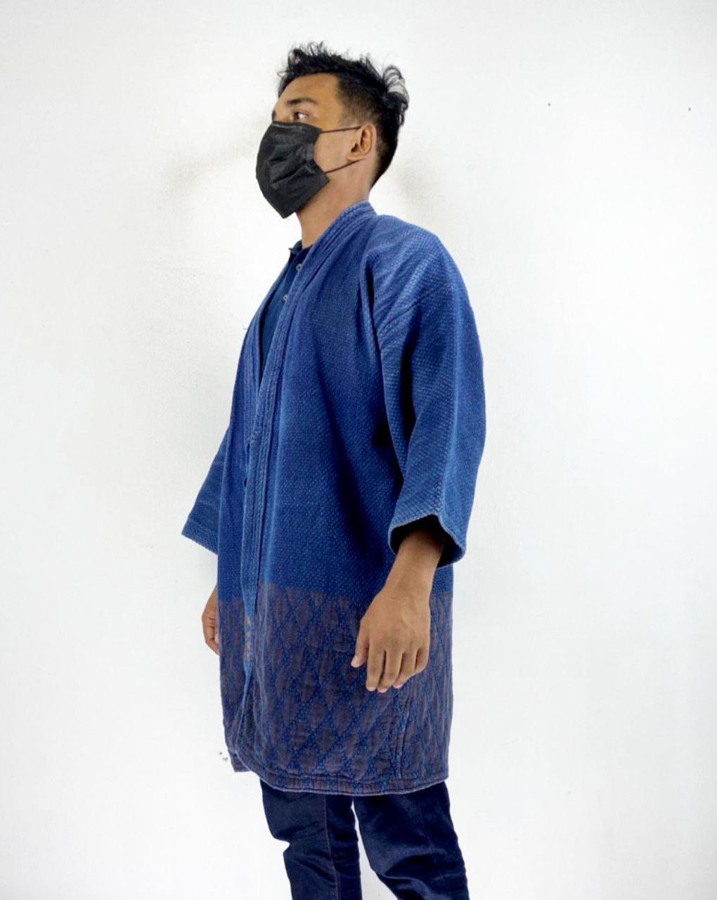 Indigo Vintage Indigo Noragi Jem Albert Morris Kimonos Size US M / EU 48-50 / 2 - 1 Thumbnail