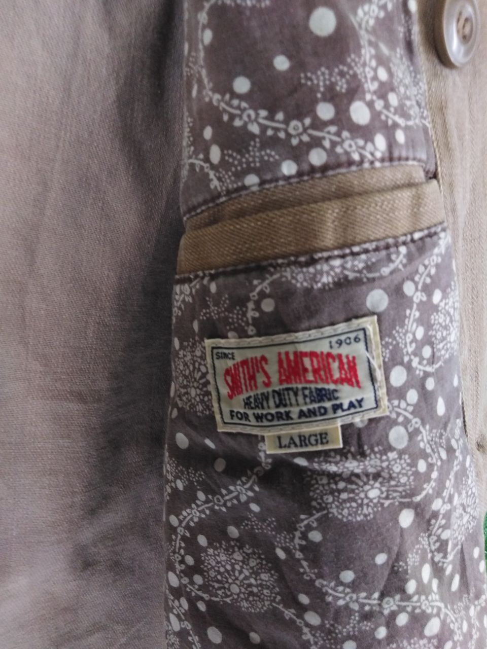 The Smiths × Vintage SMITH'S AMERICAN HEAVY DUTY FABRICS JACKET Size US L / EU 52-54 / 3 - 4 Thumbnail