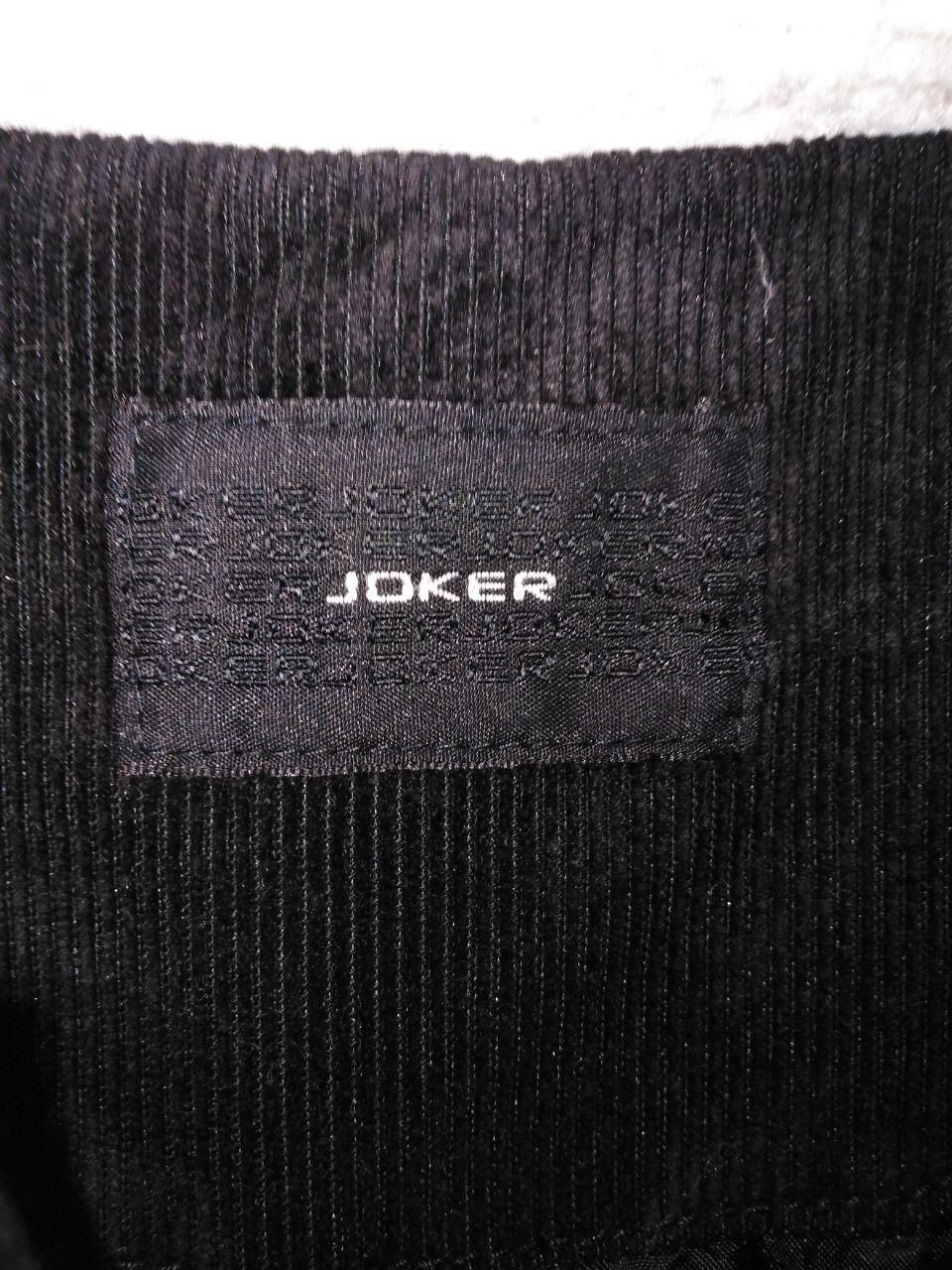 Japanese Brand JOKER CLOTHING ZIPPER BLACK CORDUROY JACKET Size US L / EU 52-54 / 3 - 5 Thumbnail