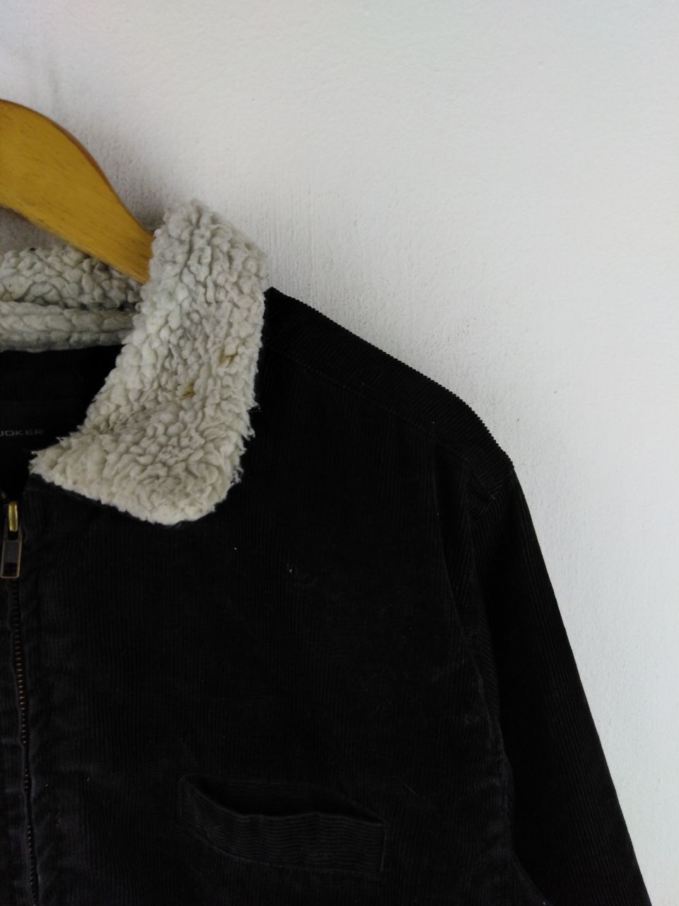 Japanese Brand JOKER CLOTHING ZIPPER BLACK CORDUROY JACKET Size US L / EU 52-54 / 3 - 6 Thumbnail