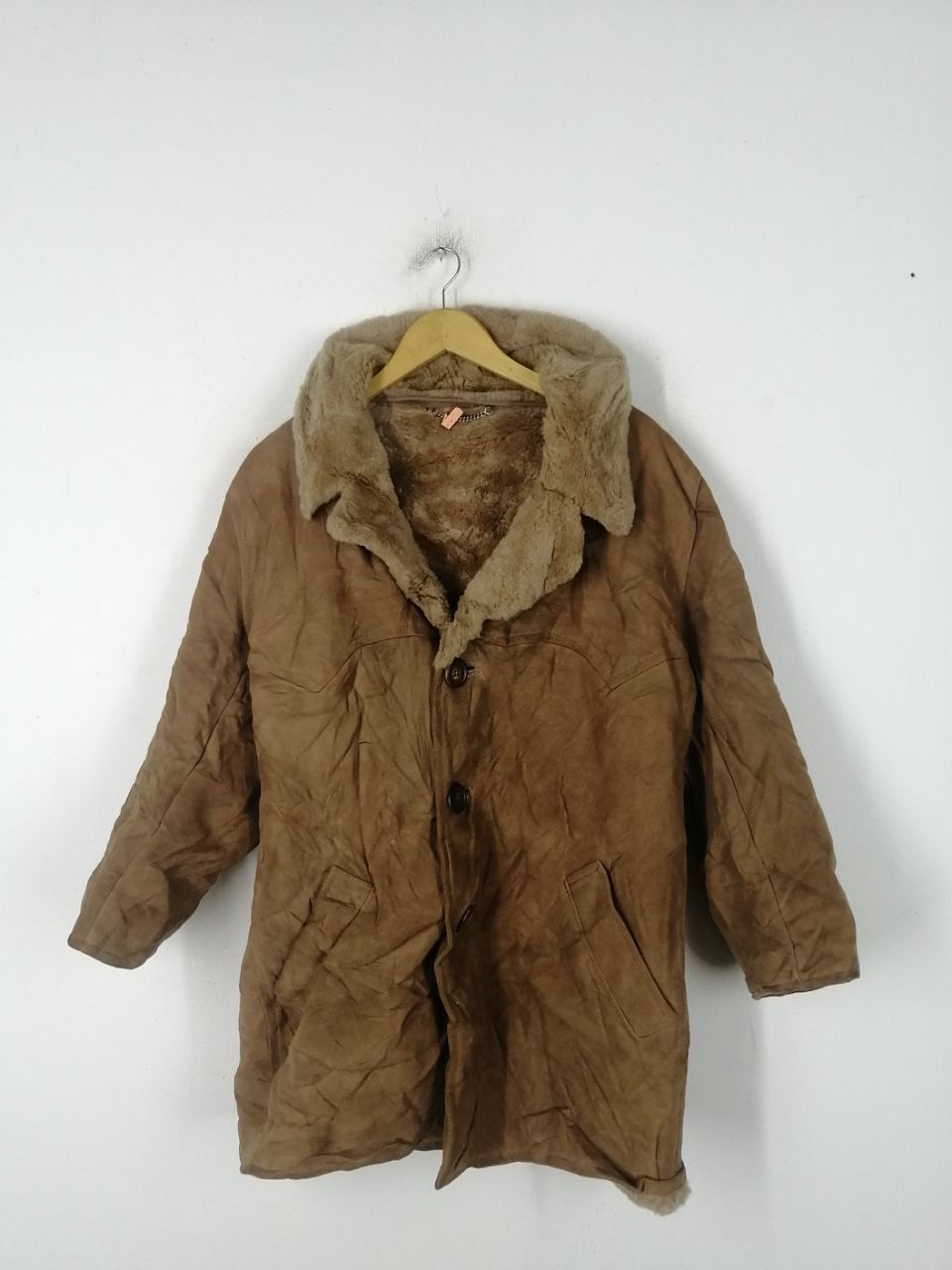 Genuine Leather × Vintage Vintage Pure Lambskin Winter Coat Size US M / EU 48-50 / 2 - 1 Thumbnail