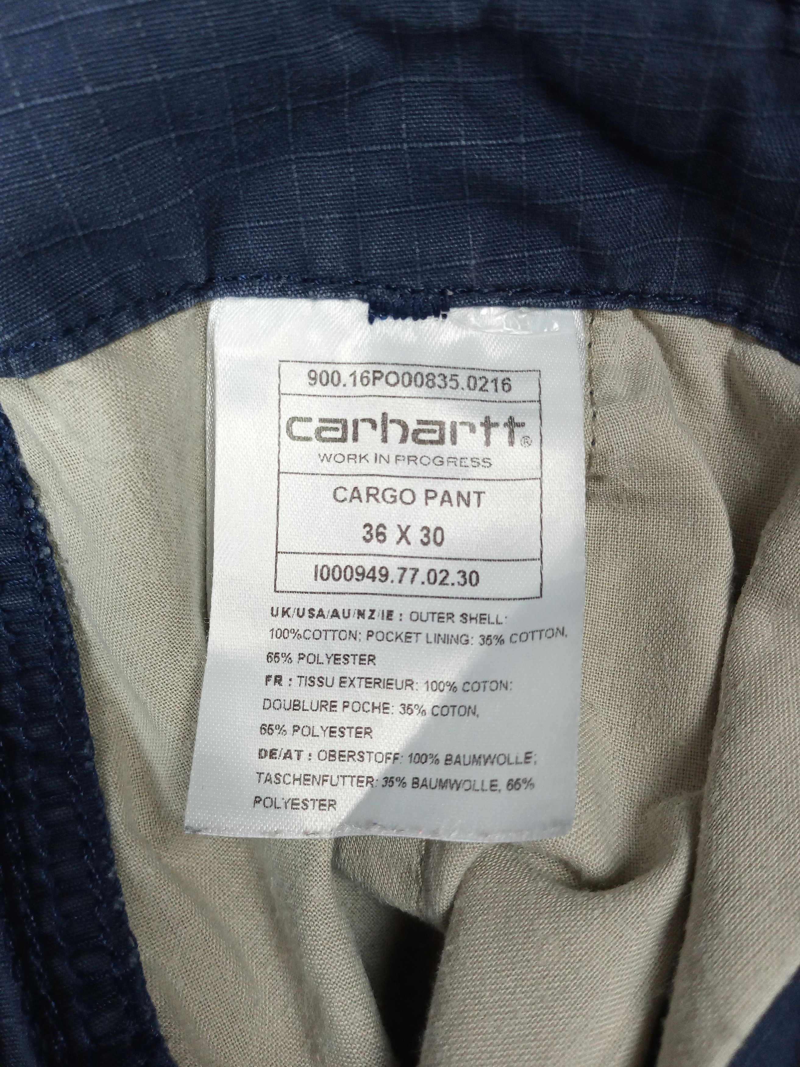 Carhartt Wip 🔥 Carhartt Wip Vintage Cargo Pants Travis Scott Style 🔥 Size US 36 / EU 52 - 20 Thumbnail