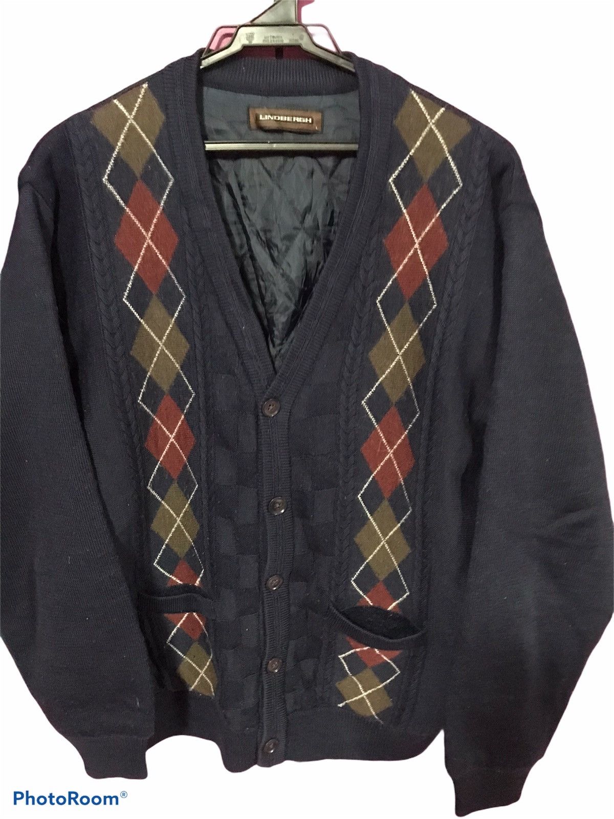 Japanese Brand LINDBERGH LONG SLEEVE KNITWEAR Size US L / EU 52-54 / 3 - 3 Thumbnail