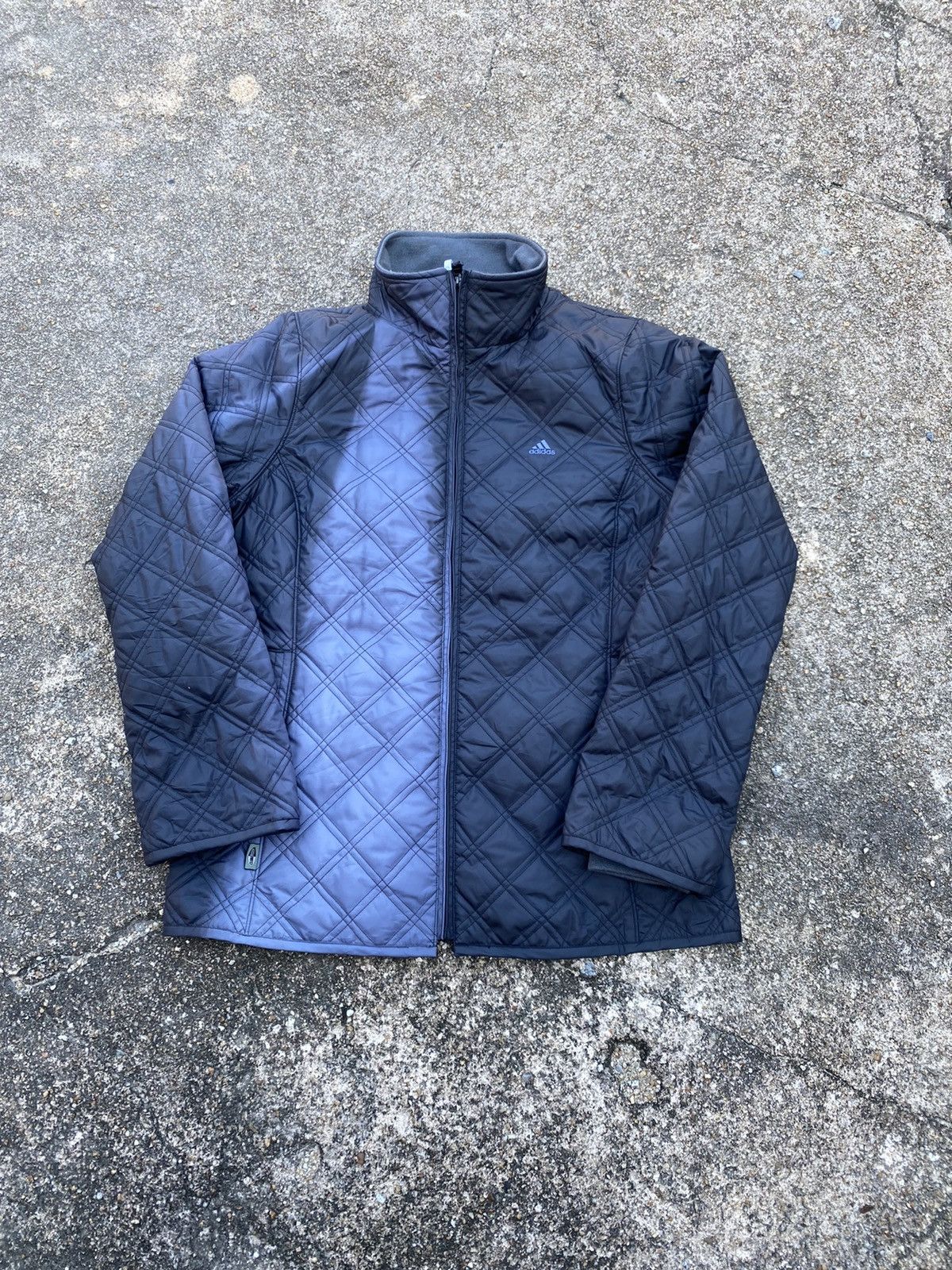 Adidas SICK🔥 Vintage Adidas Sunfaded Quilted Jacket Size US S / EU 44-46 / 1 - 1 Thumbnail