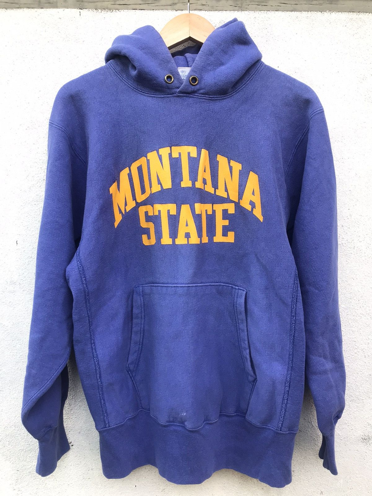 image of Heavy Weight Champion Reverse Weave Montana State in Sapphire Blue, Men's (Size Large)