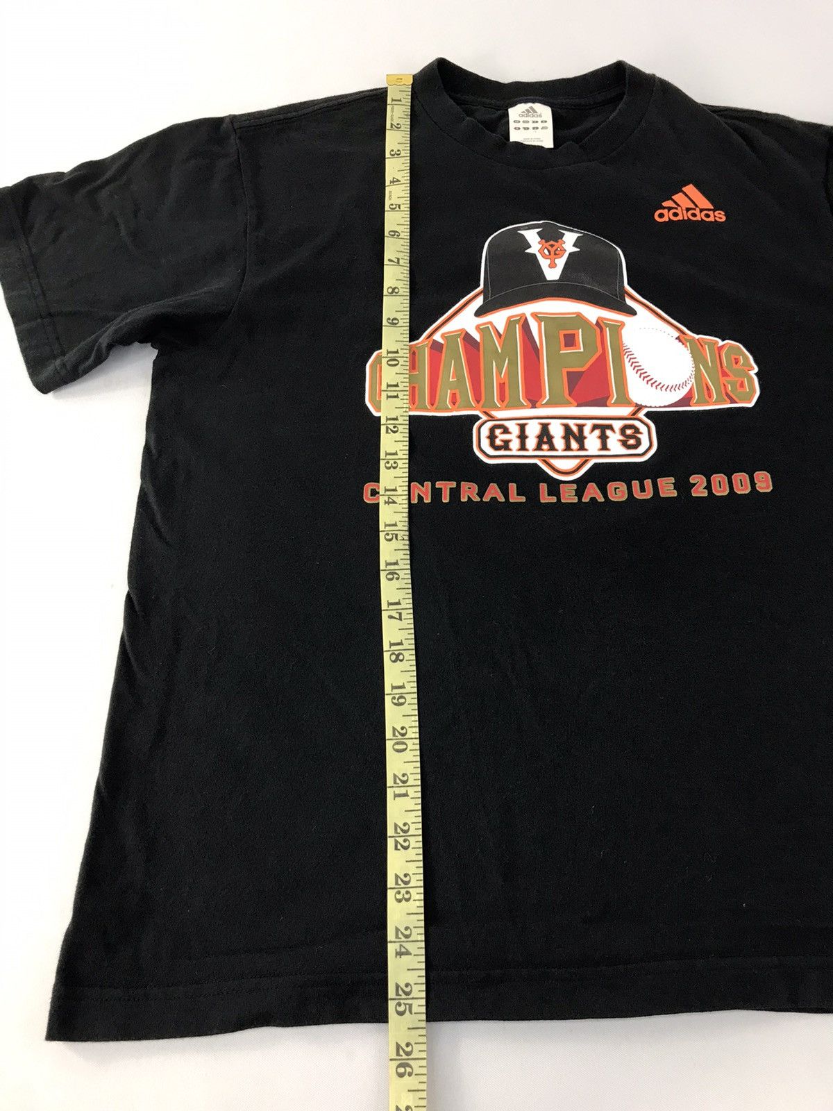 Adidas × Giant × MLB Adidas Yomiuri Giant Central League 2009 Champion K1180j Size US M / EU 48-50 / 2 - 10 Thumbnail