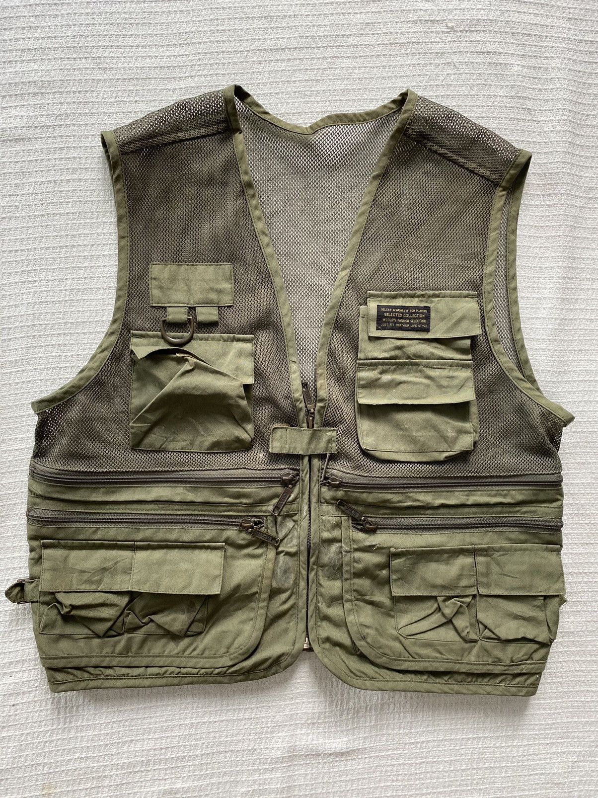 image of Buzz Ricksons x Military Tactical Vest Design Military, Men's (Size Medium)