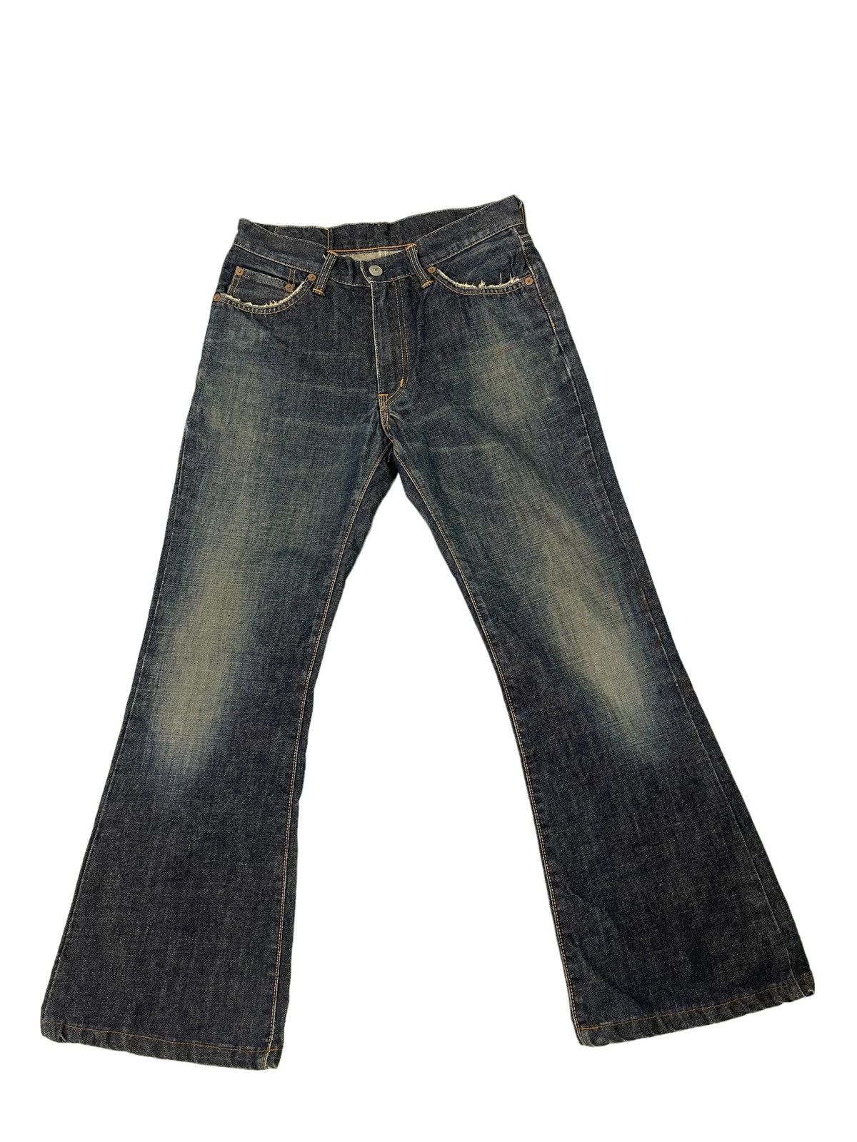 Edwin Flare Jeans Edwin Japan Denim Bell Bottom 1🟦4 Size US 29 - 3 Thumbnail