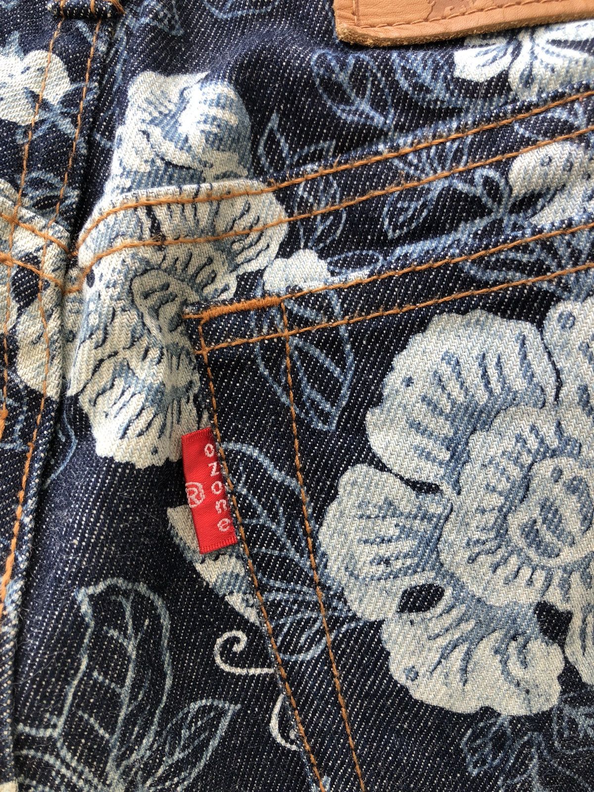 Hysteric Glamour Vintage Ozone Community Japan Butterfly Denim Flare Jeans Size US 29 - 18 Thumbnail