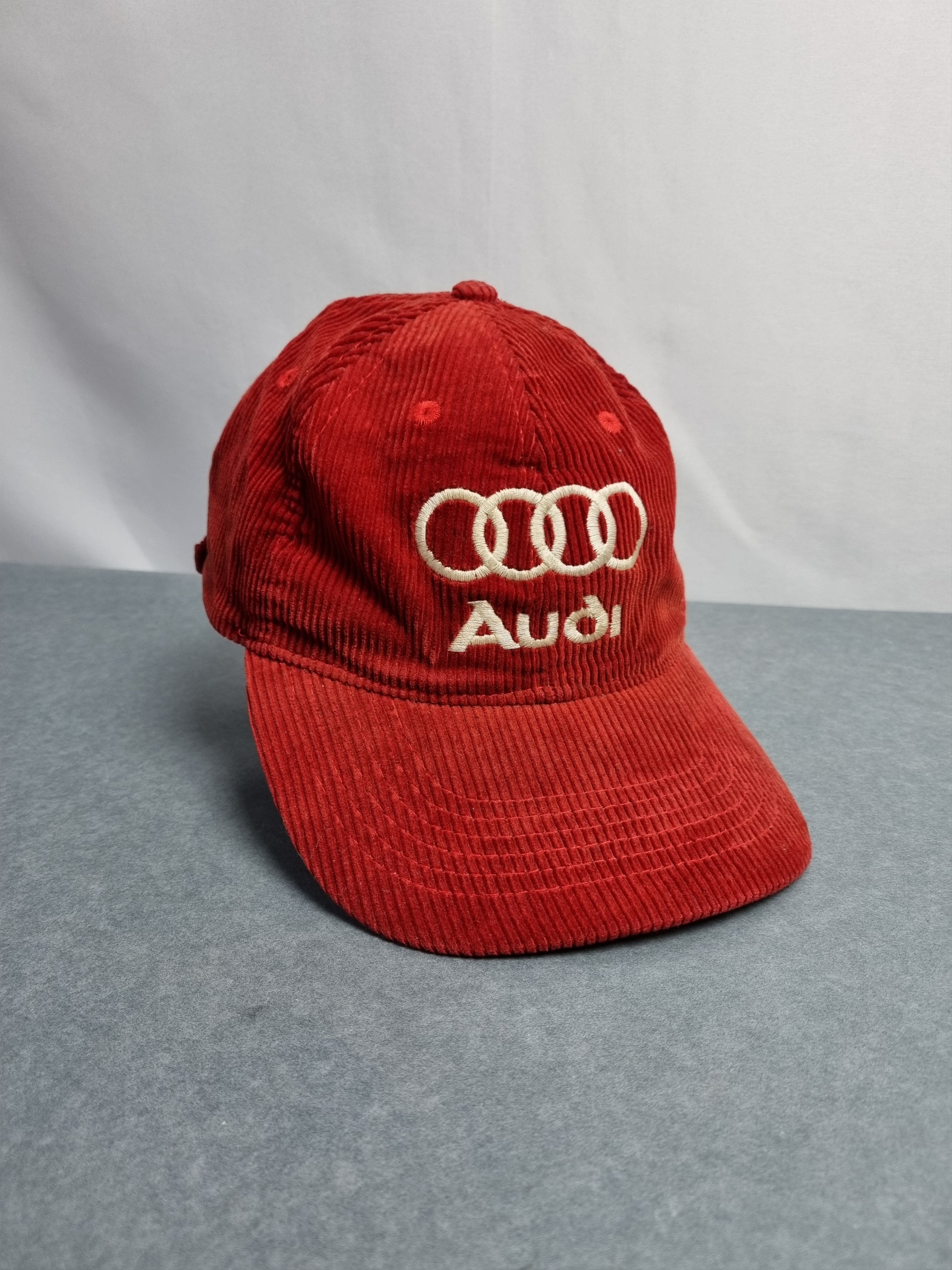 Rare AUDI Corduroy Racing Cap Marlboro Style