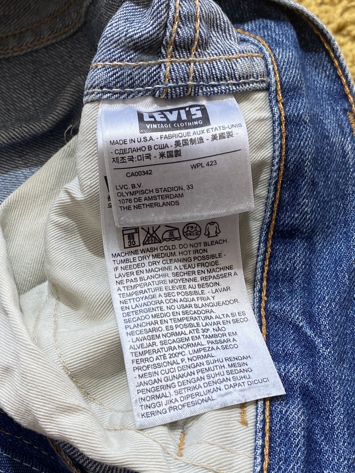 Levi's Vintage Clothing × Vintage LEVIS 606 orange tab big E made in Usa Size US 30 / EU 46 - 8 Thumbnail
