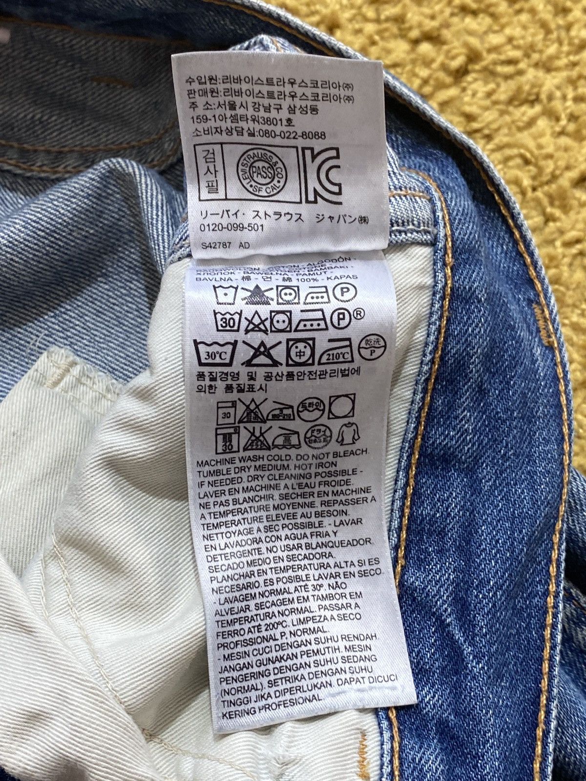 Levi's Vintage Clothing × Vintage LEVIS 606 orange tab big E made in Usa Size US 30 / EU 46 - 9 Thumbnail