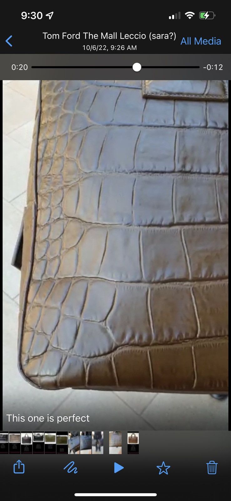 Tom Ford Alligator Briefcase in Brown Size ONE SIZE - 5 Thumbnail