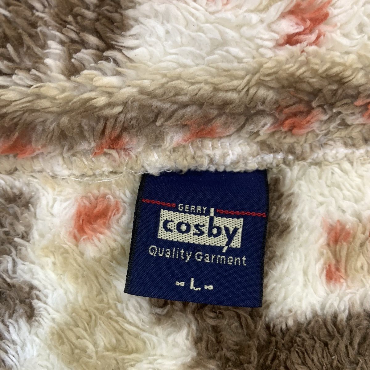 Aran Isles Knitwear × Japanese Brand × Northern Isles GERRY COSBY Vintage Fair Isle Fur Fleece Navajo Vest Jacket Size US M / EU 48-50 / 2 - 20 Thumbnail