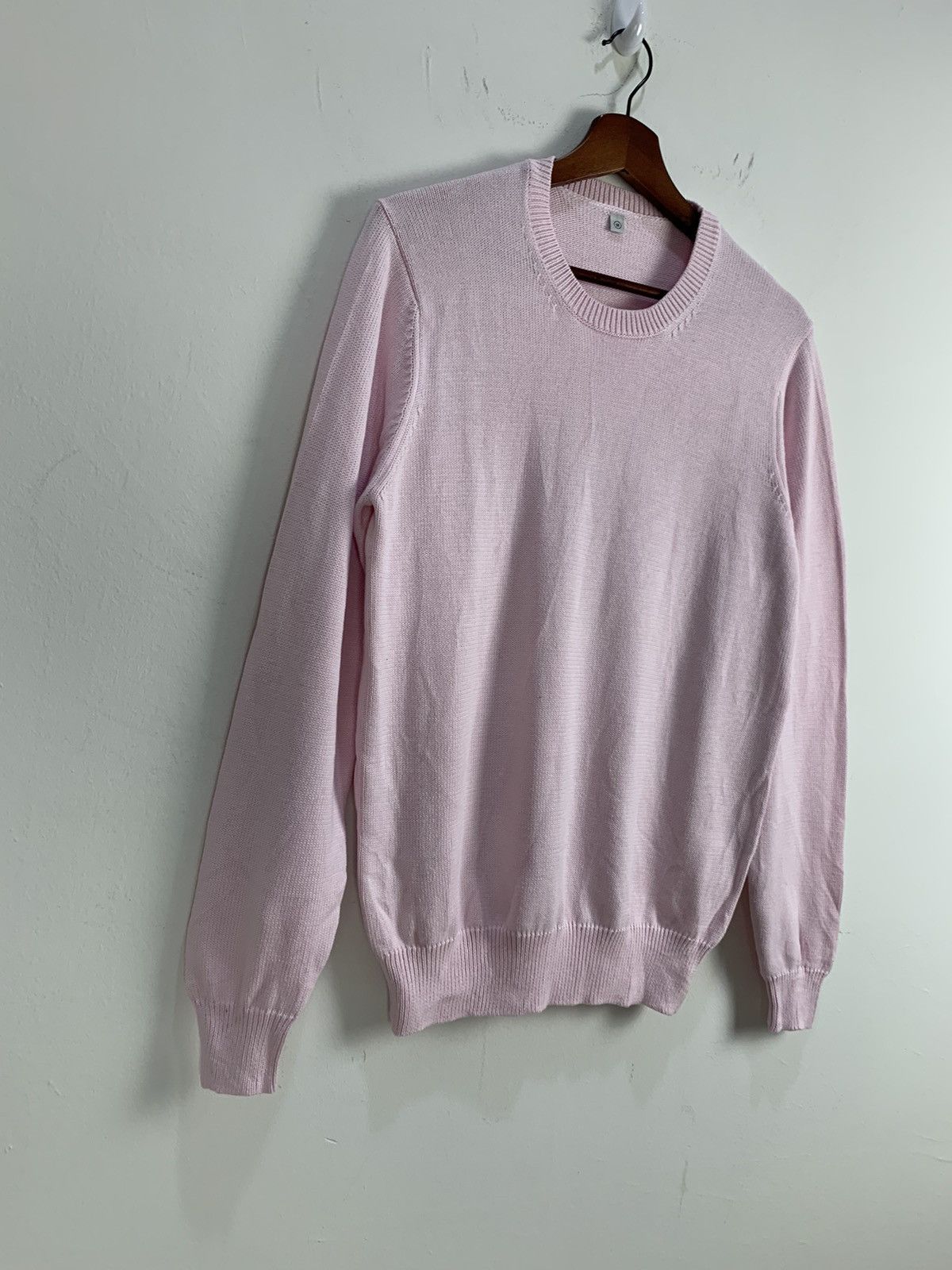 Japanese Brand × Uniqlo UNIQLO Vintage Plain Pink Crewneck Knitwear Sweater Jumper Size US M / EU 48-50 / 2 - 5 Thumbnail