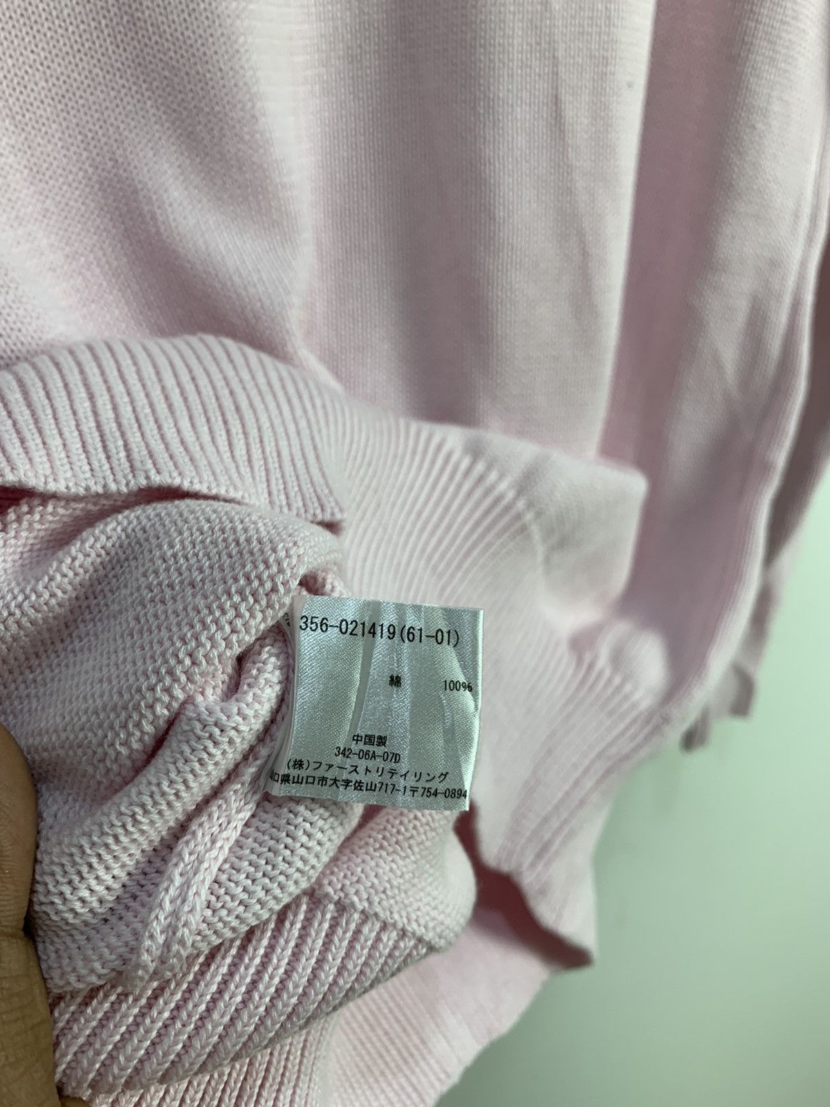 Japanese Brand × Uniqlo UNIQLO Vintage Plain Pink Crewneck Knitwear Sweater Jumper Size US M / EU 48-50 / 2 - 14 Thumbnail