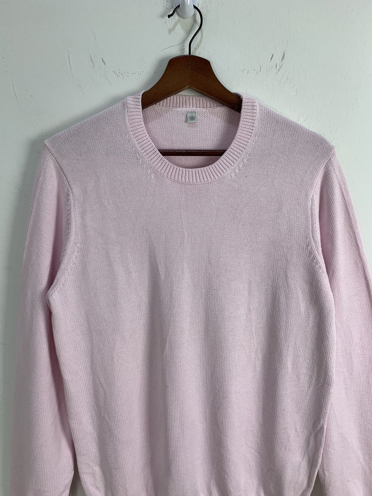 Japanese Brand × Uniqlo UNIQLO Vintage Plain Pink Crewneck Knitwear Sweater Jumper Size US M / EU 48-50 / 2 - 3 Thumbnail