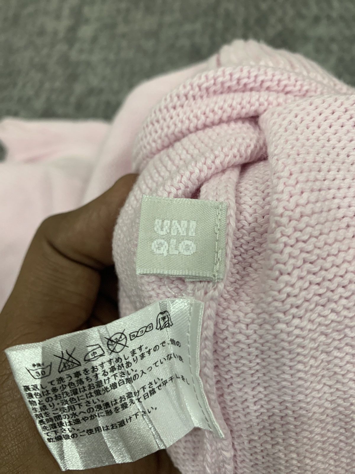 Japanese Brand × Uniqlo UNIQLO Vintage Plain Pink Crewneck Knitwear Sweater Jumper Size US M / EU 48-50 / 2 - 13 Thumbnail