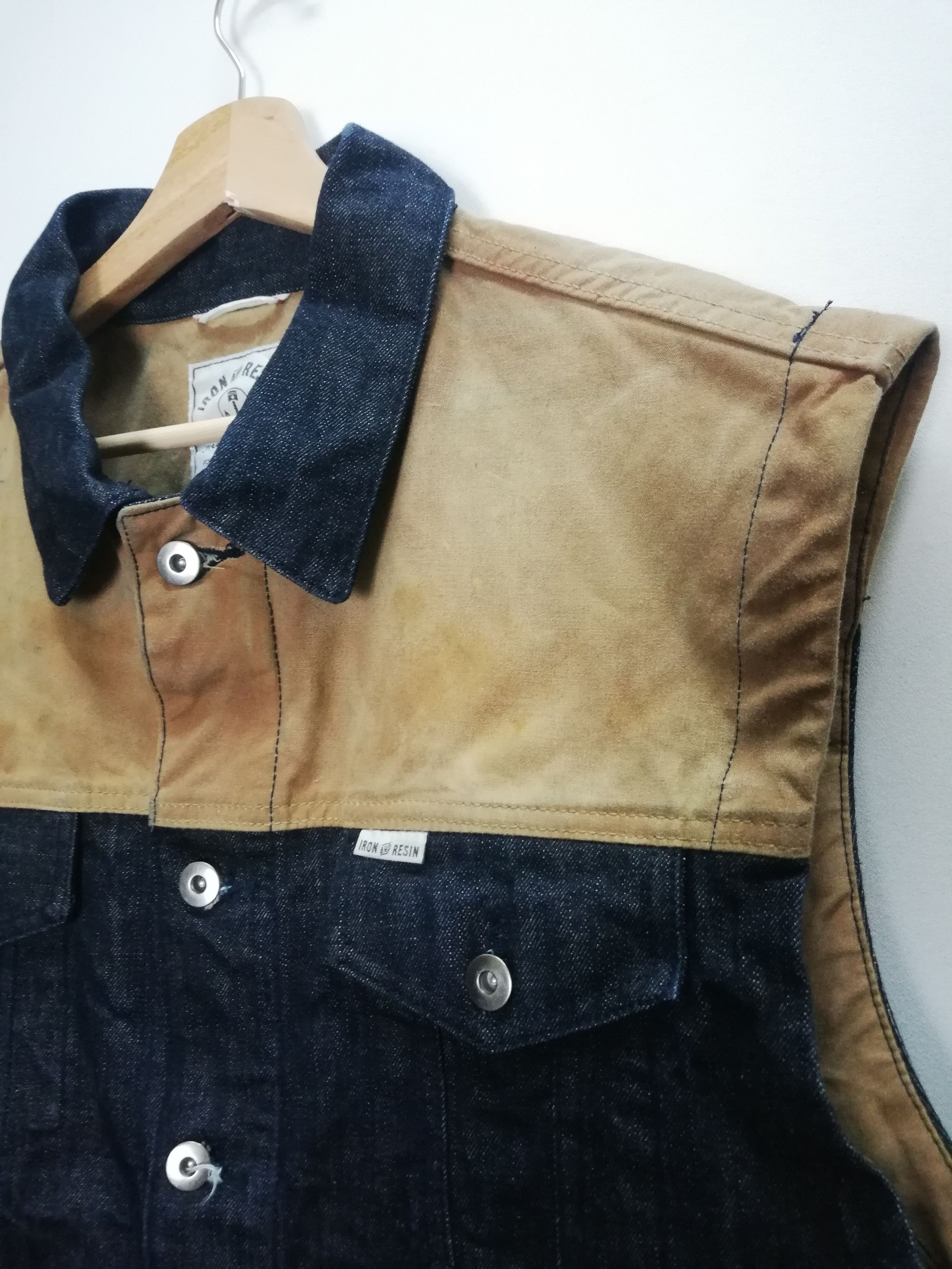 Handmade × Iron & Resin Iron And resin Freedom Rider Vest denim USA Size US XXL / EU 58 / 5 - 12 Thumbnail