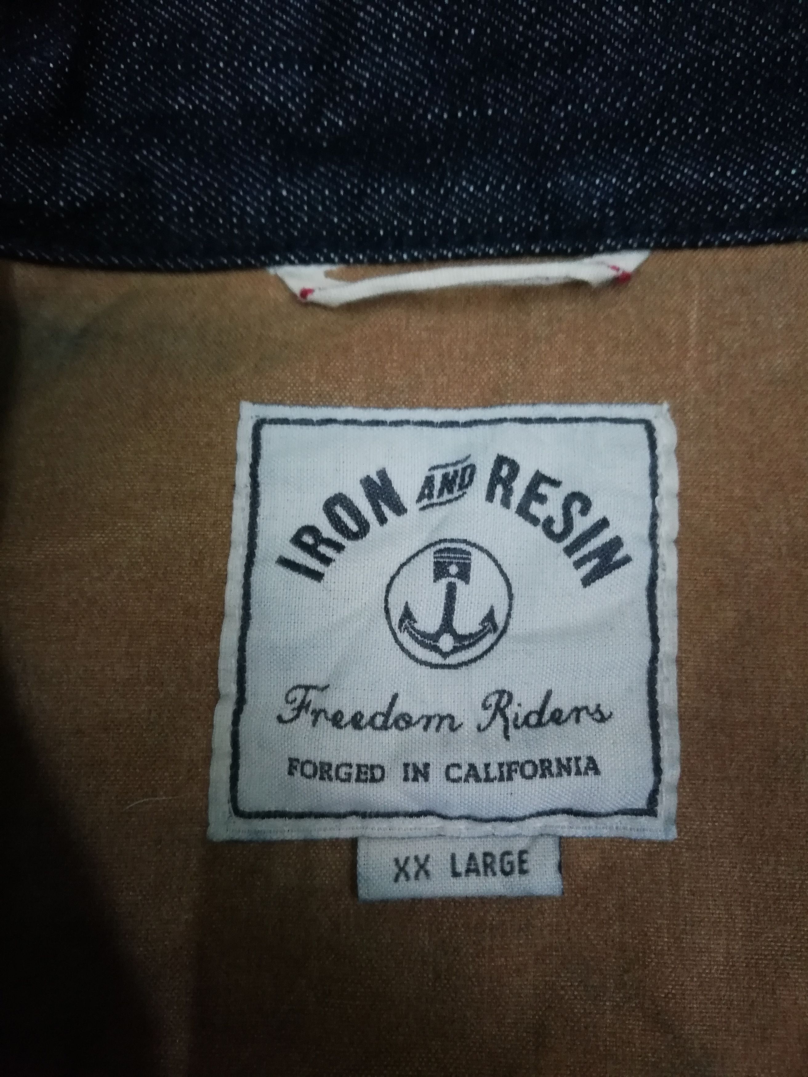 Handmade × Iron & Resin Iron And resin Freedom Rider Vest denim USA Size US XXL / EU 58 / 5 - 3 Thumbnail