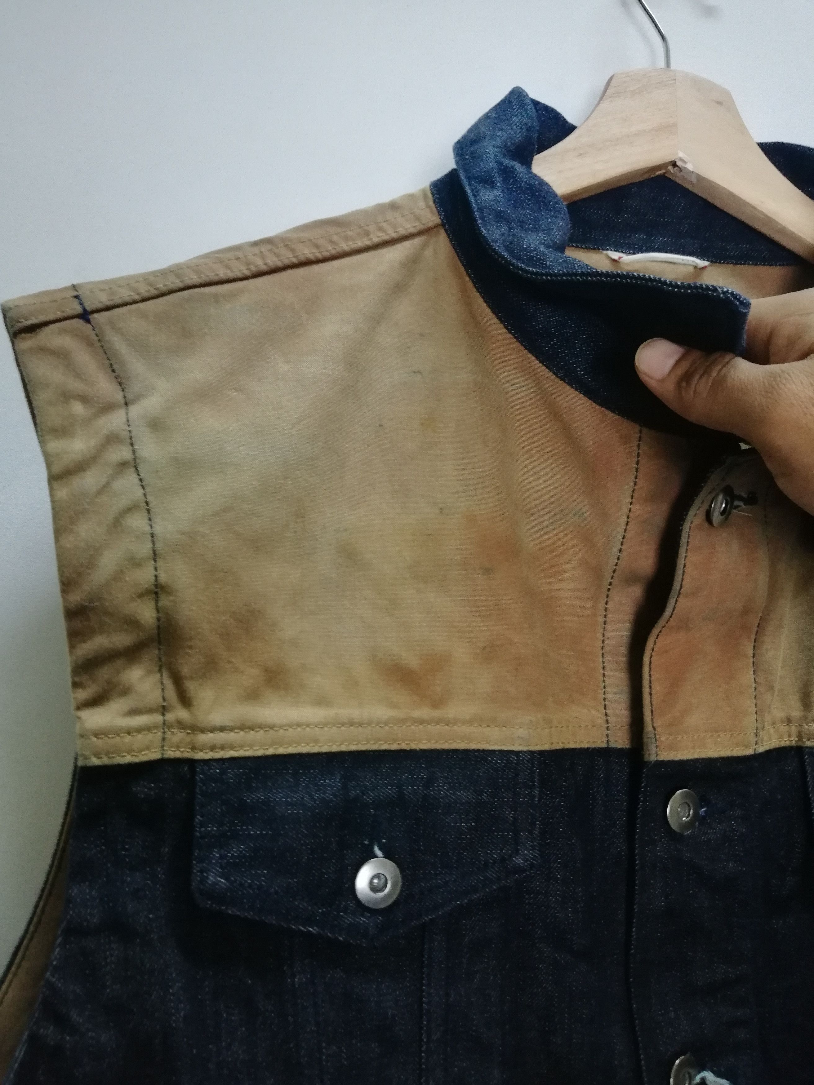 Handmade × Iron & Resin Iron And resin Freedom Rider Vest denim USA Size US XXL / EU 58 / 5 - 11 Thumbnail