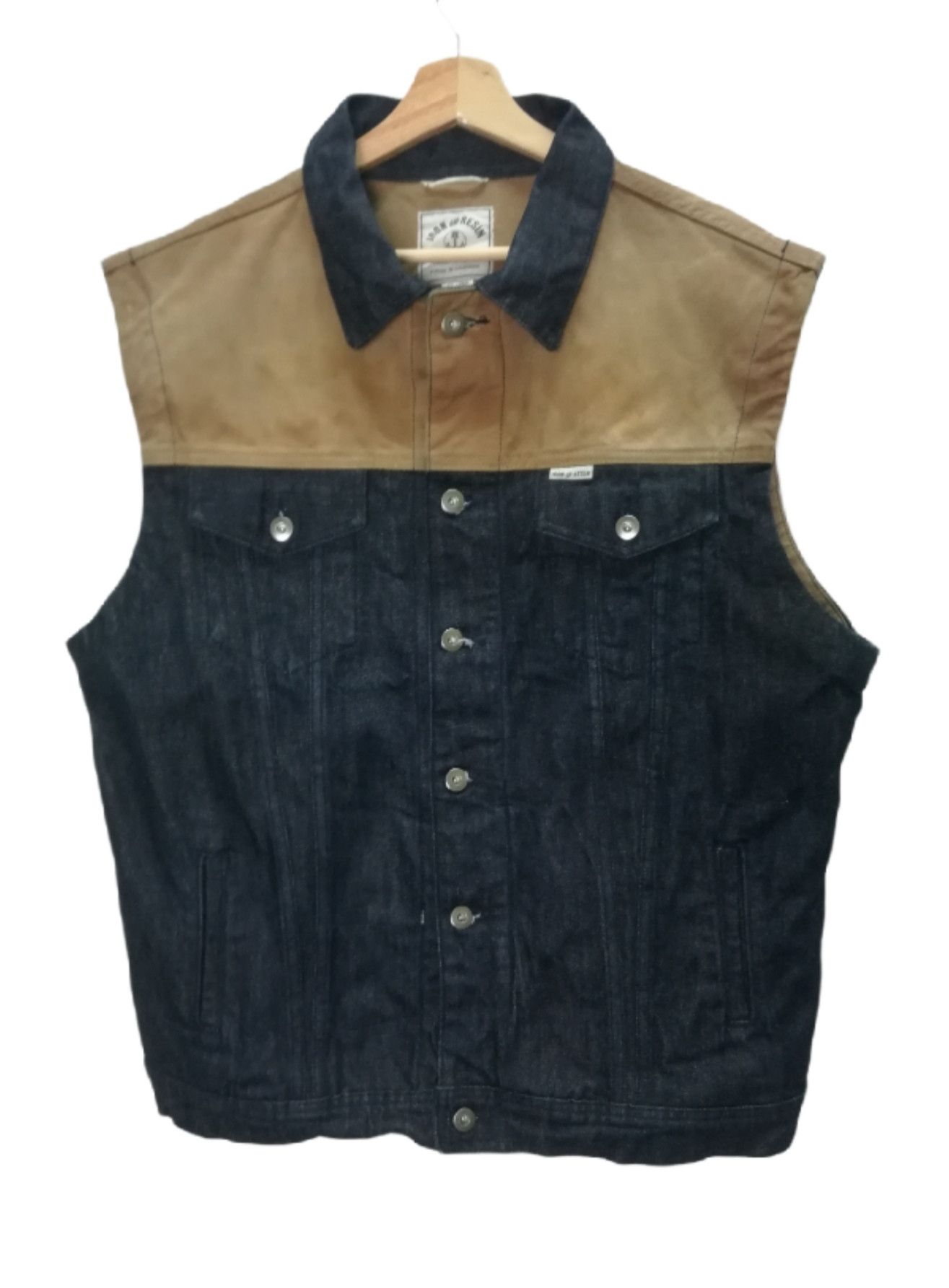 Handmade × Iron & Resin Iron And resin Freedom Rider Vest denim USA Size US XXL / EU 58 / 5 - 1 Thumbnail