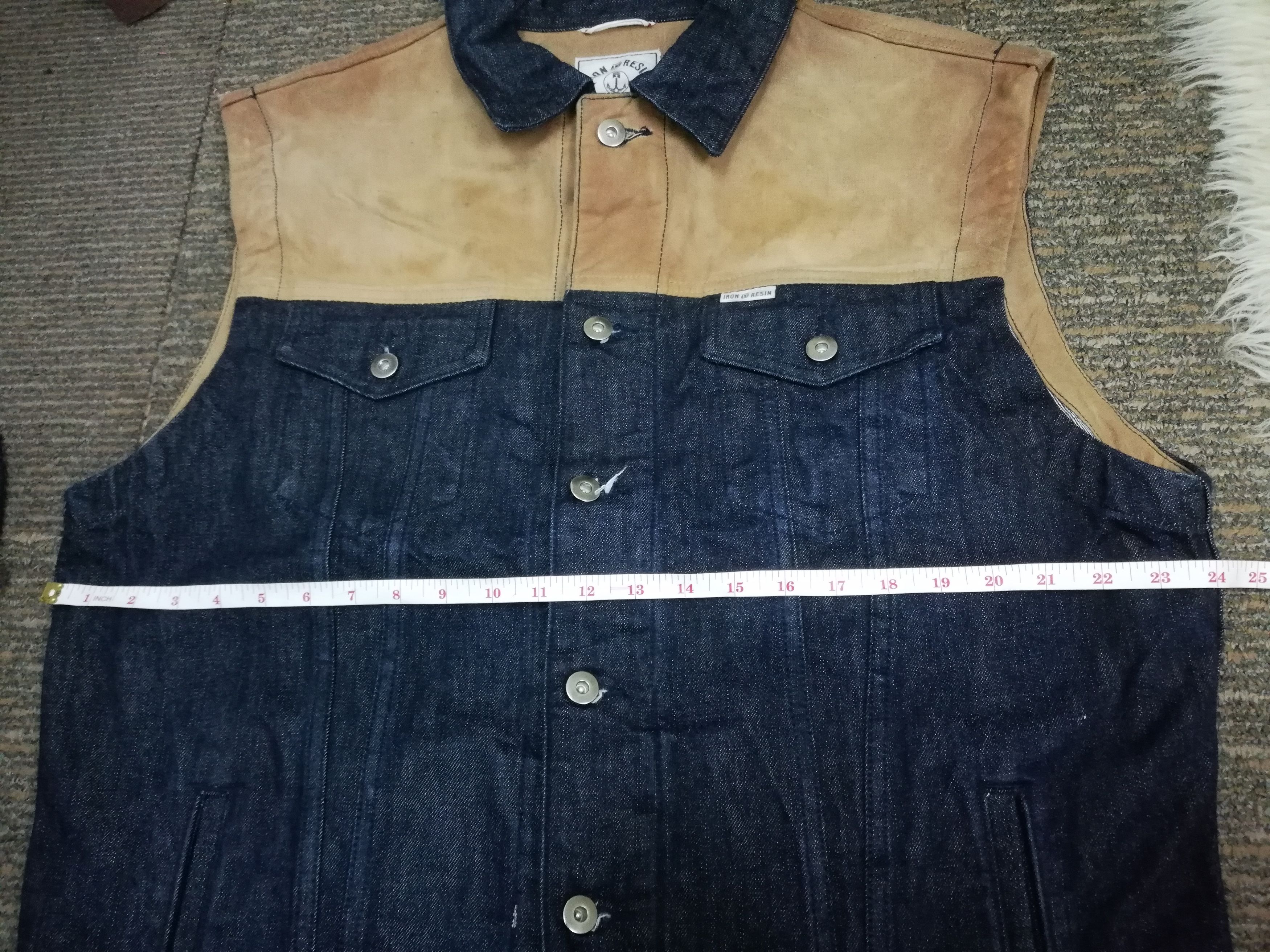Handmade × Iron & Resin Iron And resin Freedom Rider Vest denim USA Size US XXL / EU 58 / 5 - 7 Thumbnail
