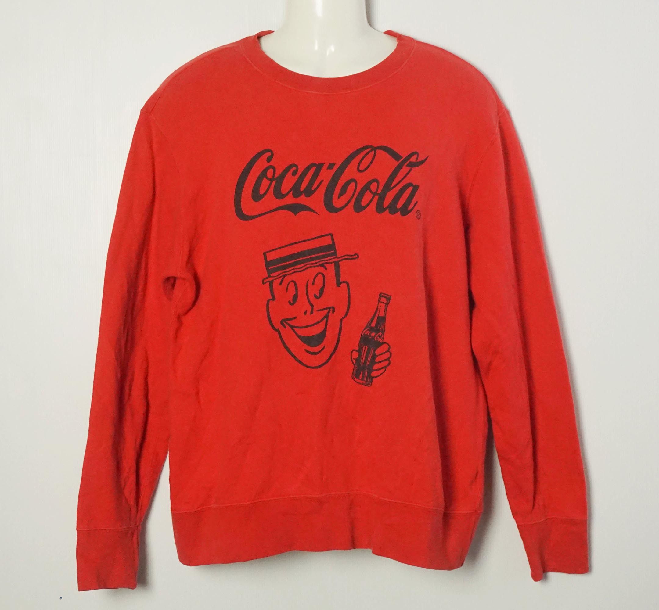 Coca Cola UNIQLO x COCA COLA Spellout Graphic Crewneck Sweatshirt Size US L / EU 52-54 / 3 - 11 Thumbnail