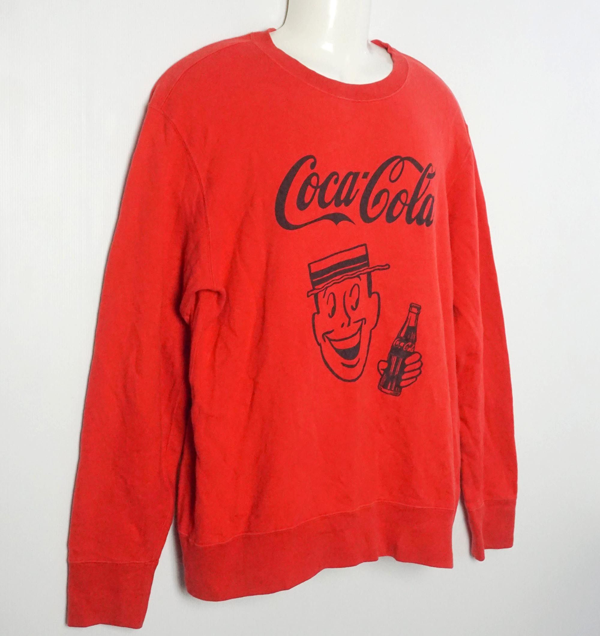 Coca Cola UNIQLO x COCA COLA Spellout Graphic Crewneck Sweatshirt Size US L / EU 52-54 / 3 - 2 Thumbnail