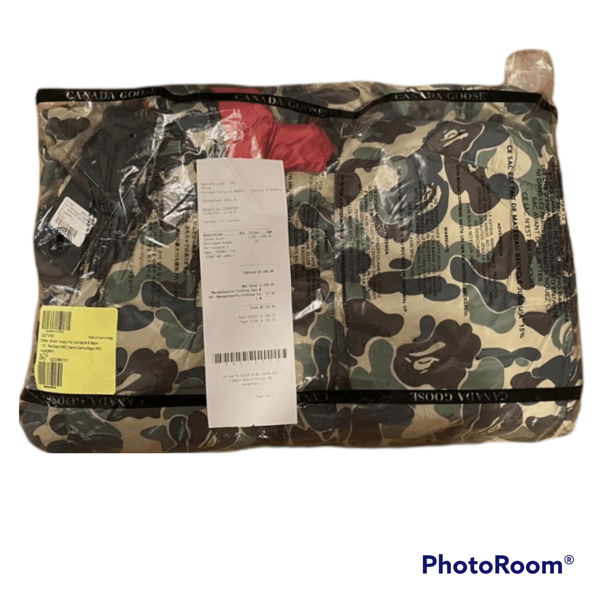 Bape × Canada Goose Bape Concepts ABC Camo Crofton Shark Hoodie Men Size US XL / EU 56 / 4 - 5 Thumbnail