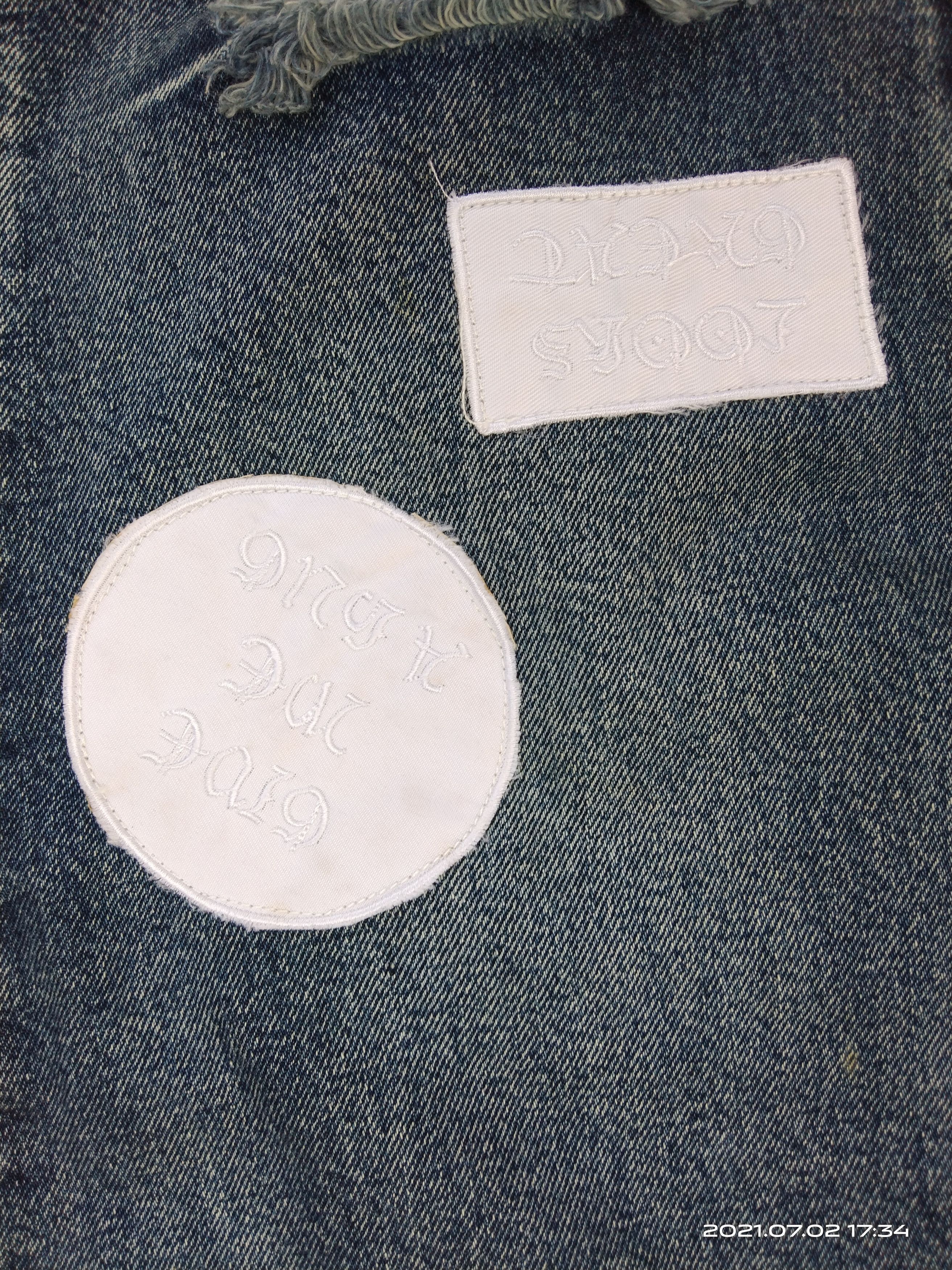 Japanese Brand JAPANESE BRAND DiSTRESSED PACTHWORK THE BLUE BEAR PANTS Size US 34 / EU 50 - 5 Thumbnail