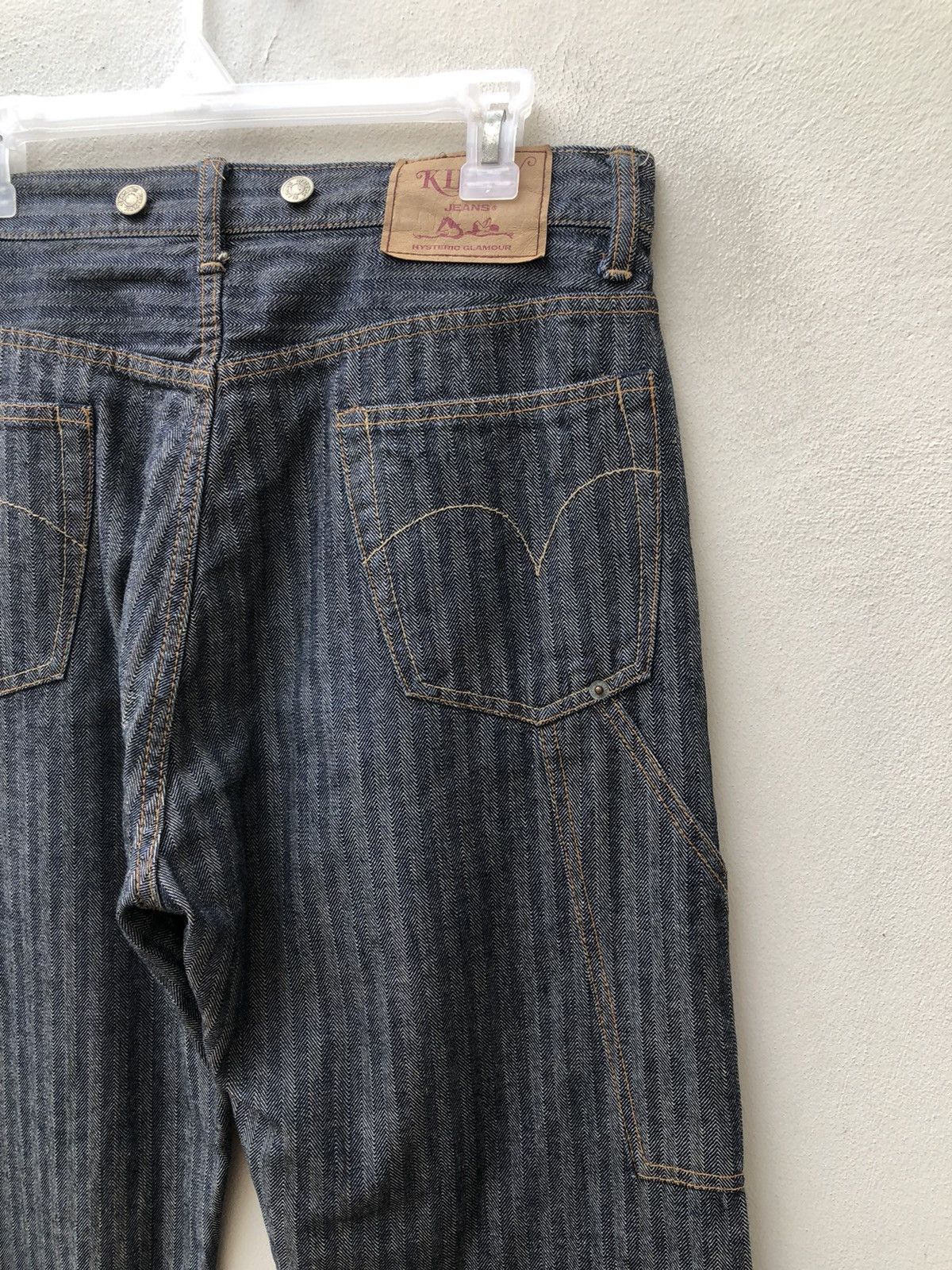 Hysteric Glamour Vintage Hysteric Glamour Japan HBT Striped Work Pant Size US 31 - 17 Thumbnail