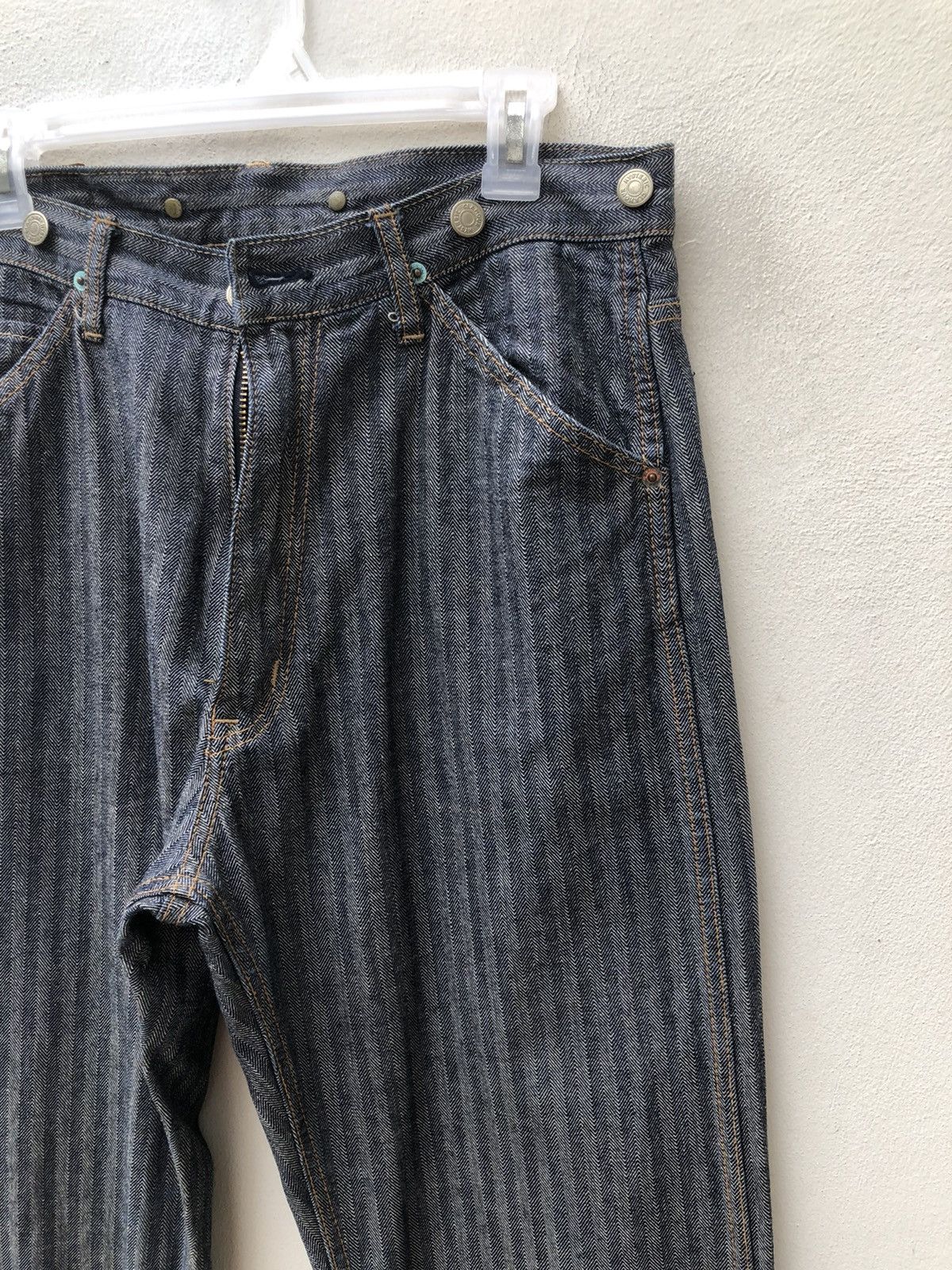 Hysteric Glamour Vintage Hysteric Glamour Japan HBT Striped Work Pant Size US 31 - 9 Thumbnail