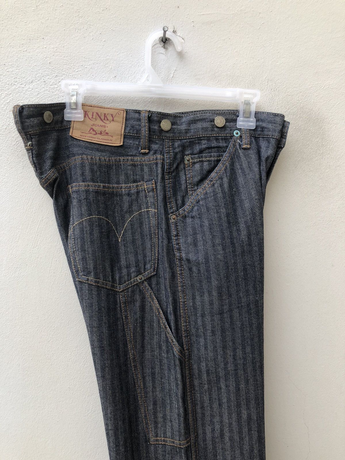 Hysteric Glamour Vintage Hysteric Glamour Japan HBT Striped Work Pant Size US 31 - 21 Thumbnail