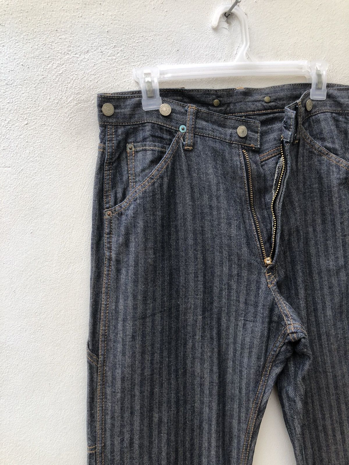 Hysteric Glamour Vintage Hysteric Glamour Japan HBT Striped Work Pant Size US 31 - 6 Thumbnail