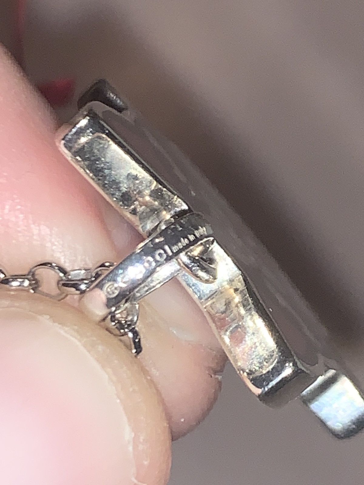 Gucci × Sterling Silver *RARE* Gucci Bosco Sterling Silver Enamel Necklace Size ONE SIZE - 7 Thumbnail